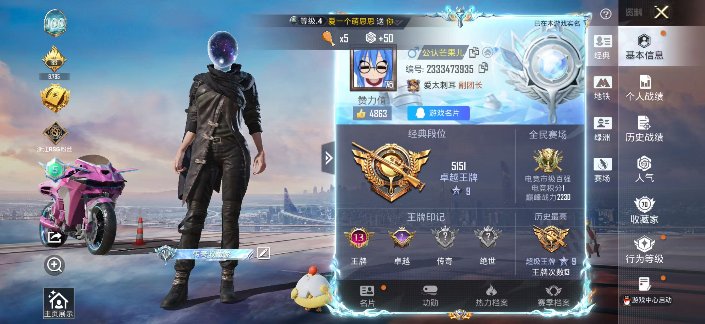 HPCMW4131902和平精英账号详情图3 HPCMW4131902和平精英账号详情图3