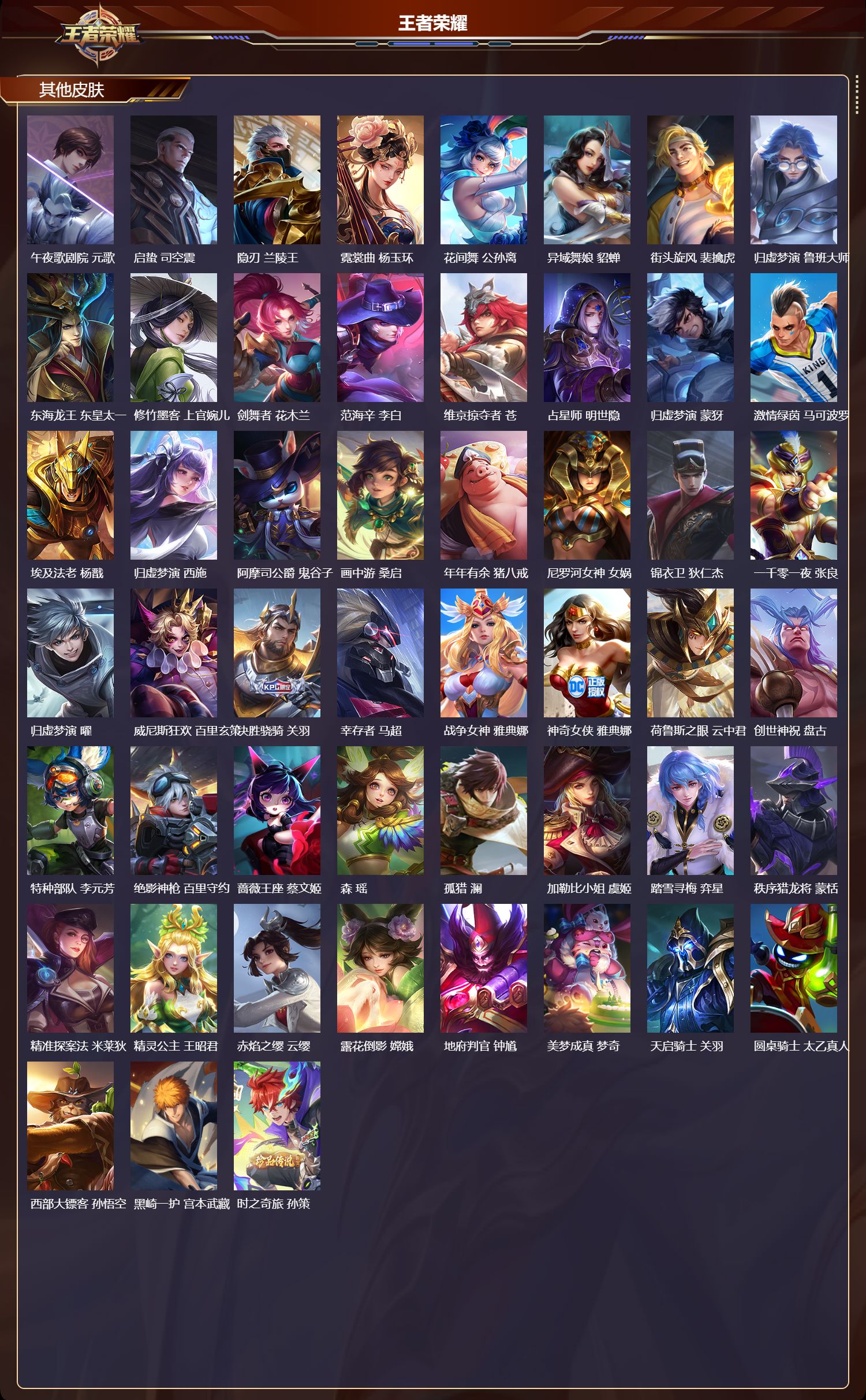 WZQM4232817王者荣耀账号详情图9