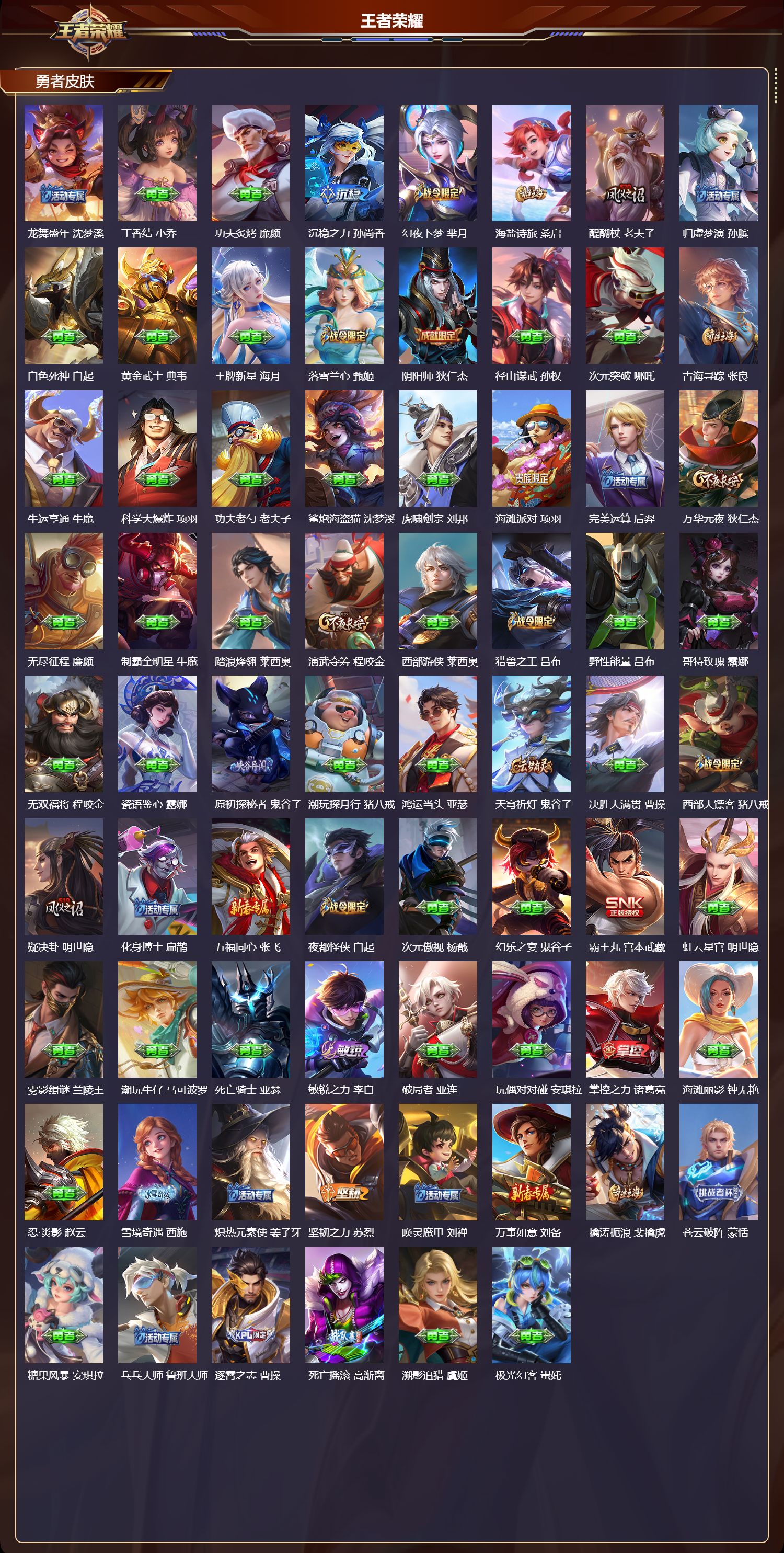 WZCMW4237754王者荣耀账号详情图8