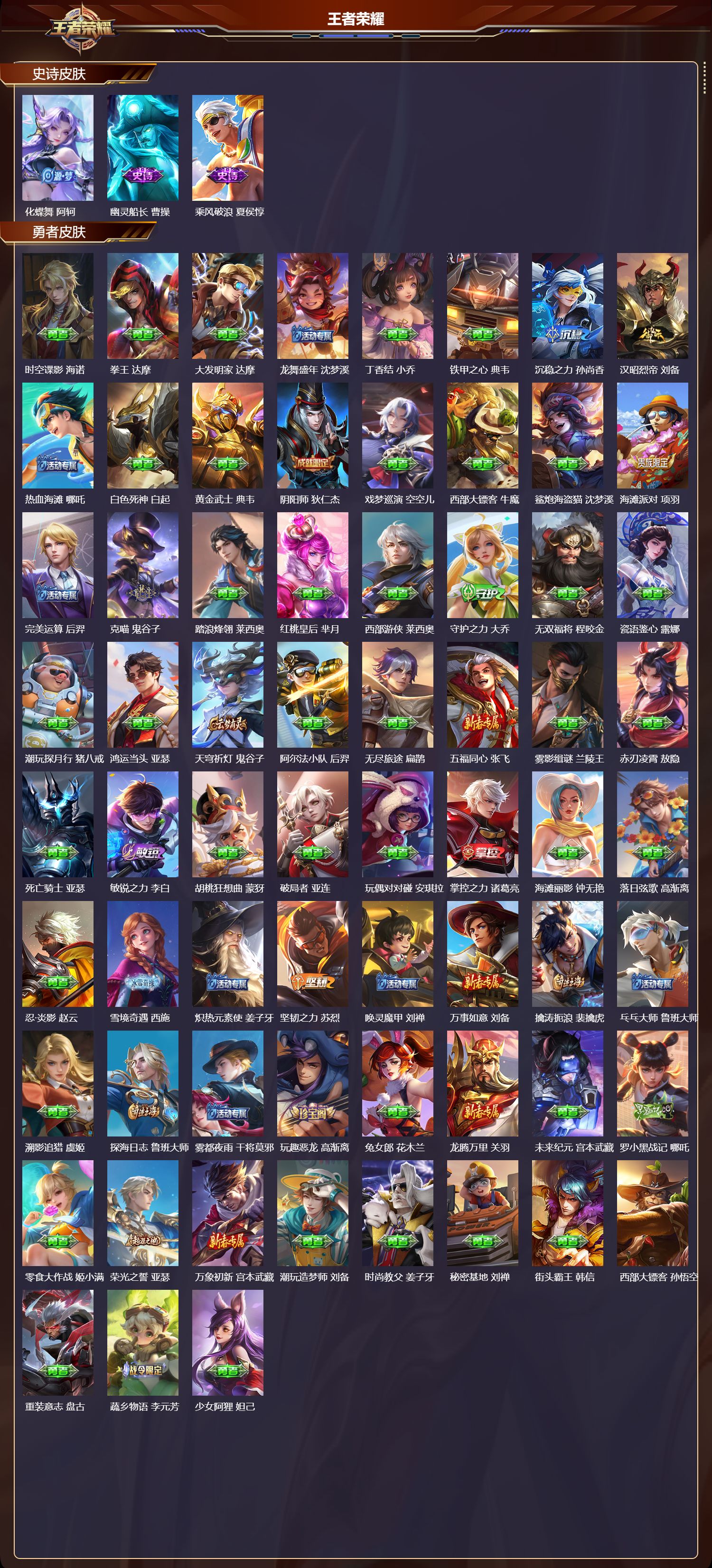 WZQM4232782王者荣耀账号详情图3