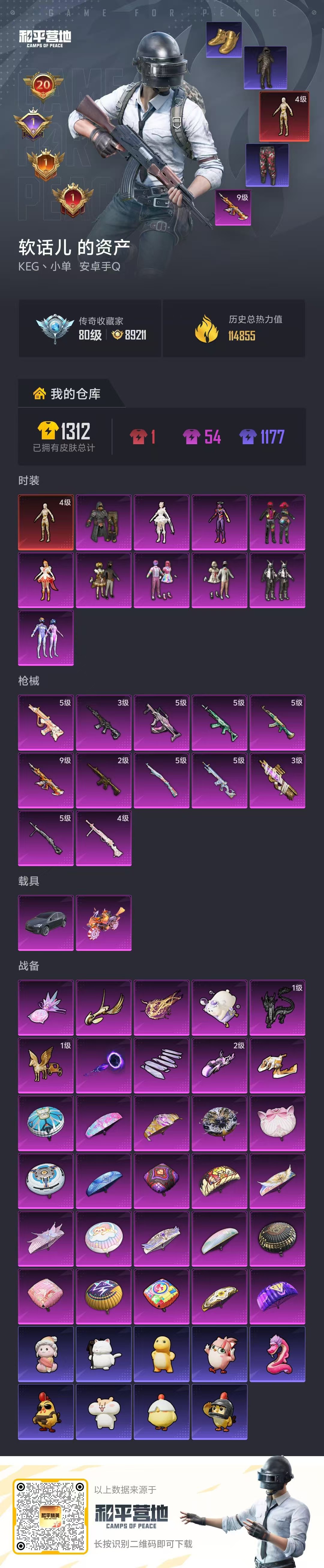 HPSJ4128032和平精英账号详情图2