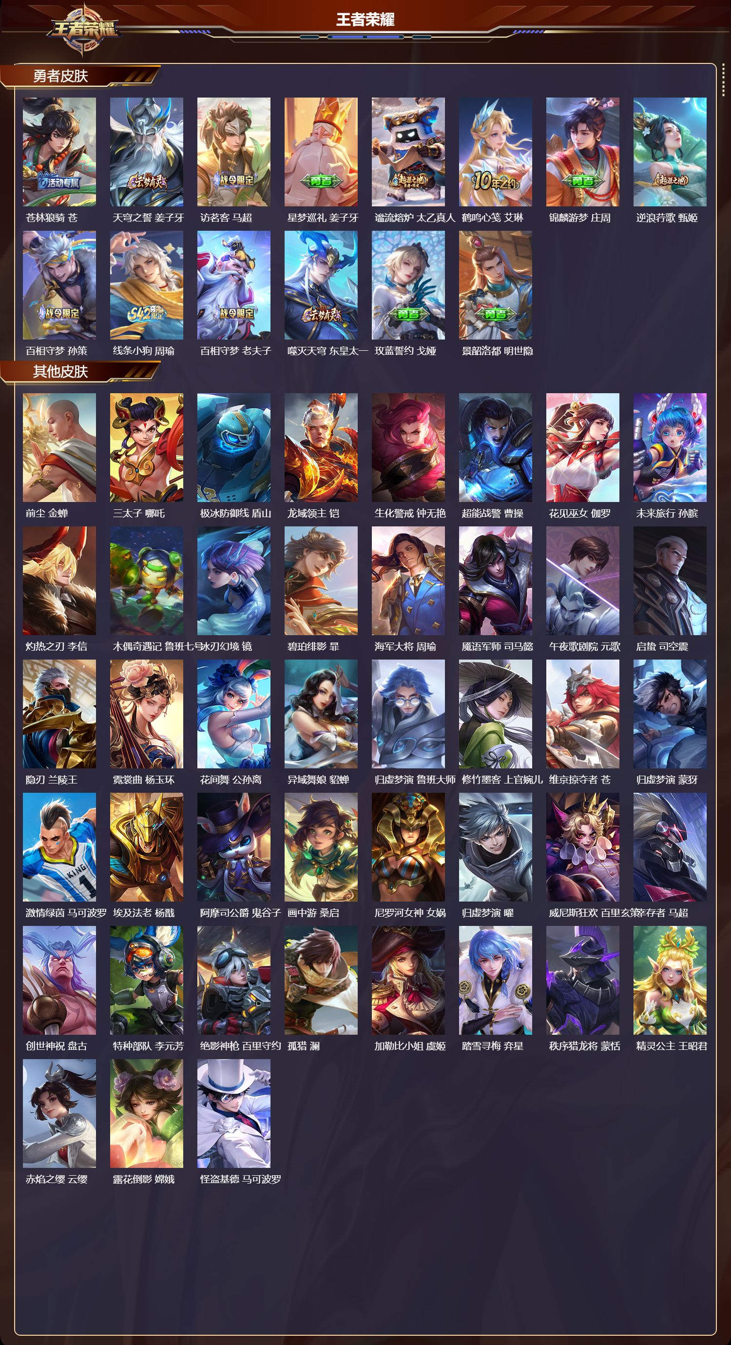 WZLX4233250王者荣耀账号详情图21