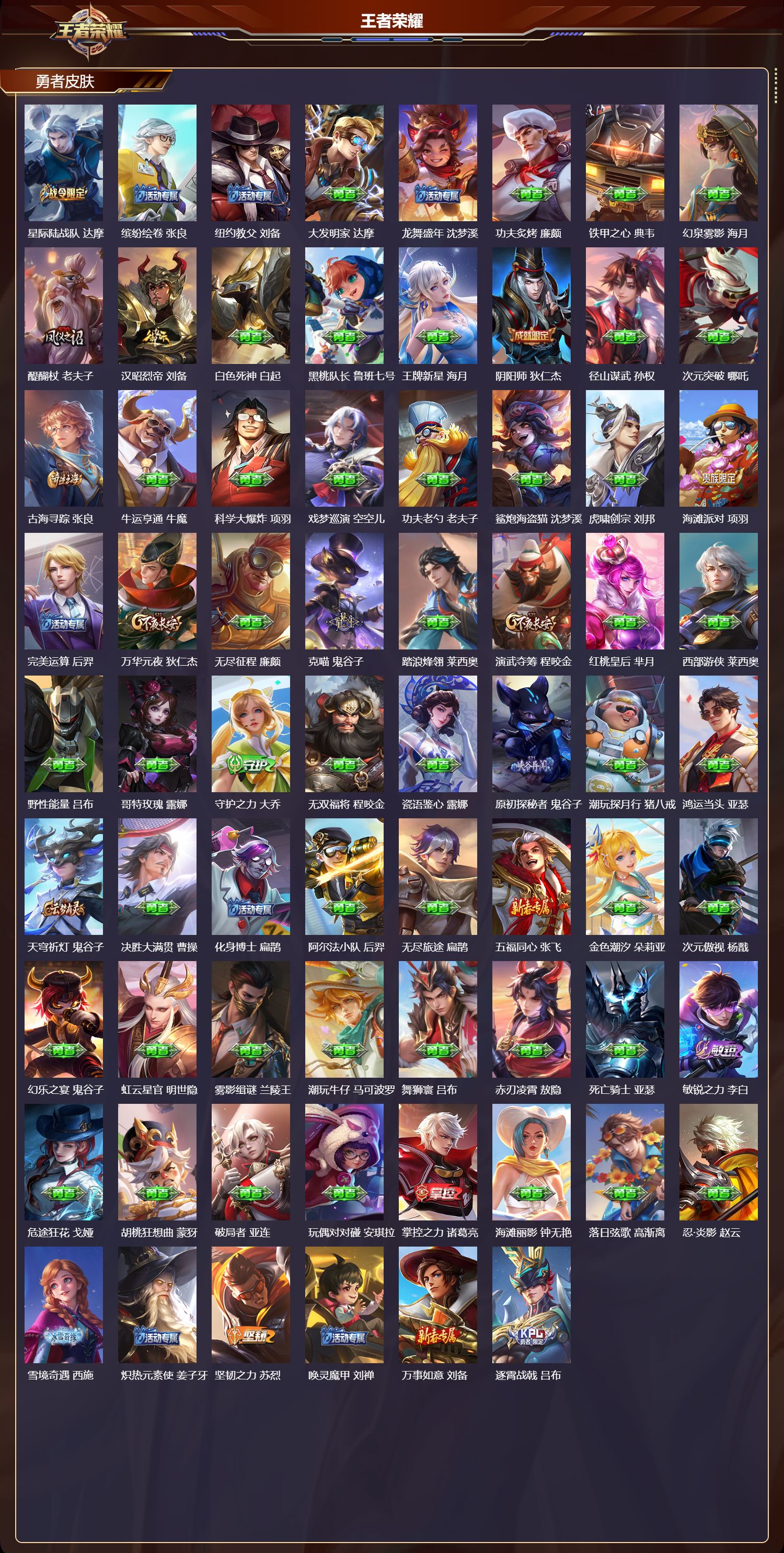 WZQM4235954王者荣耀账号详情图4