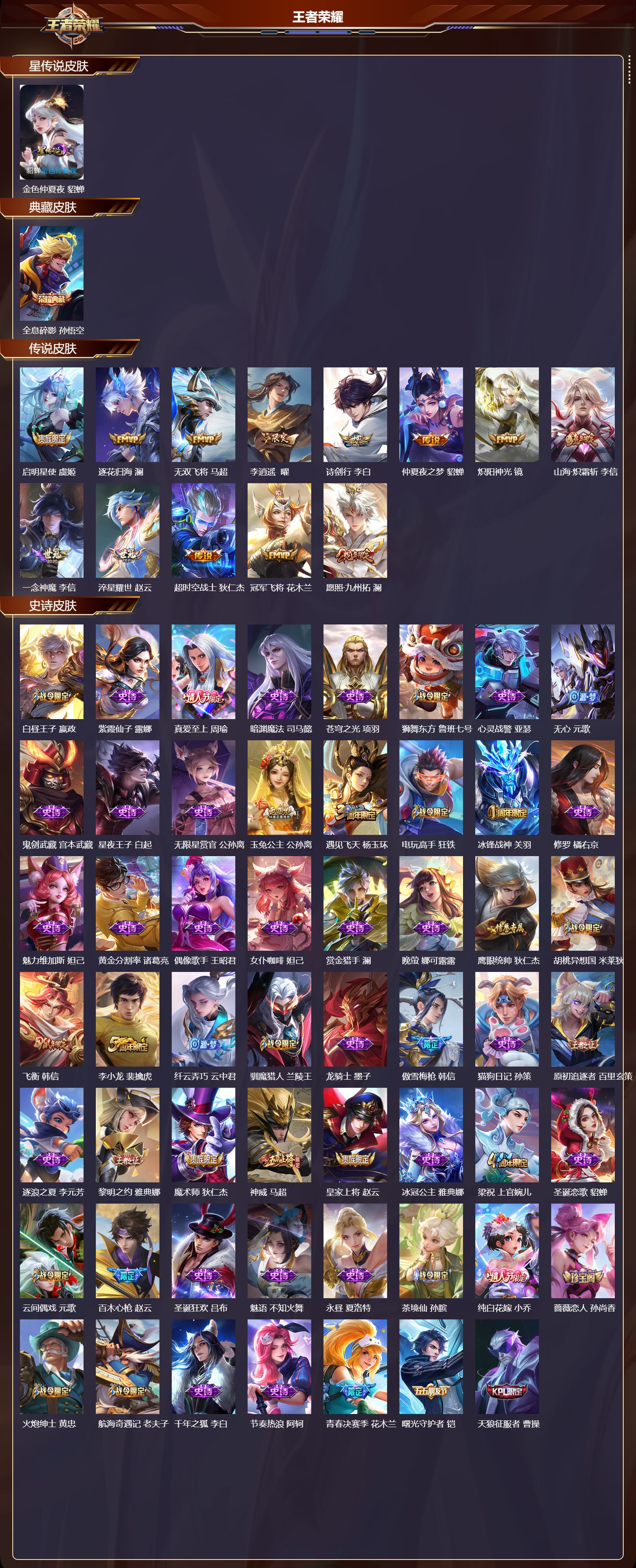 WZMK4235802王者荣耀账号详情图2