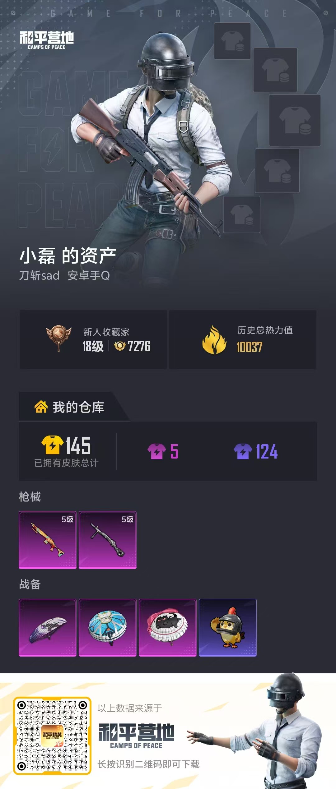 HPSJ4129669和平精英账号详情图2 HPSJ4129669和平精英账号详情图2