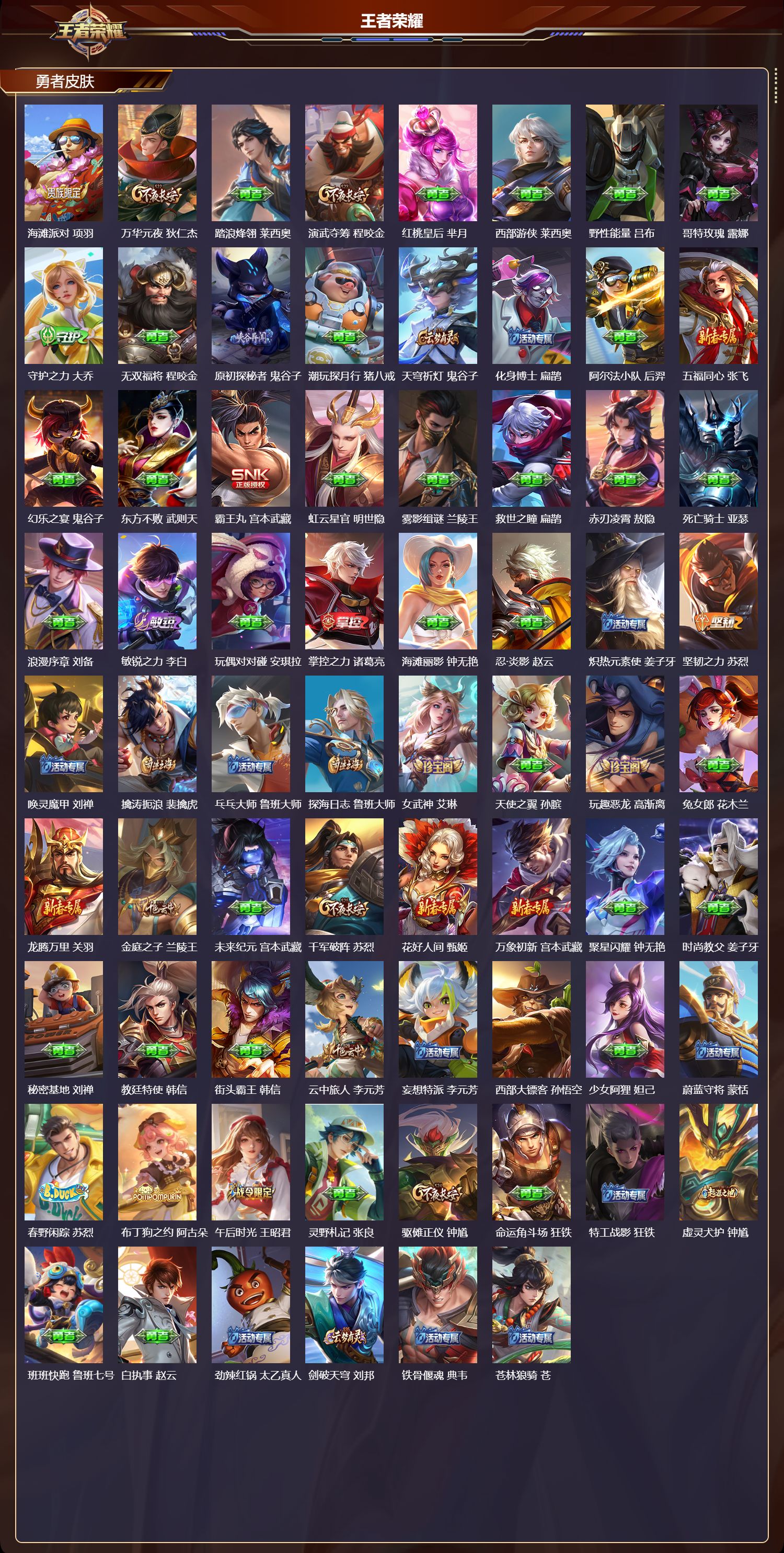 WZMK4235842王者荣耀账号详情图4 WZMK4235842王者荣耀账号详情图4