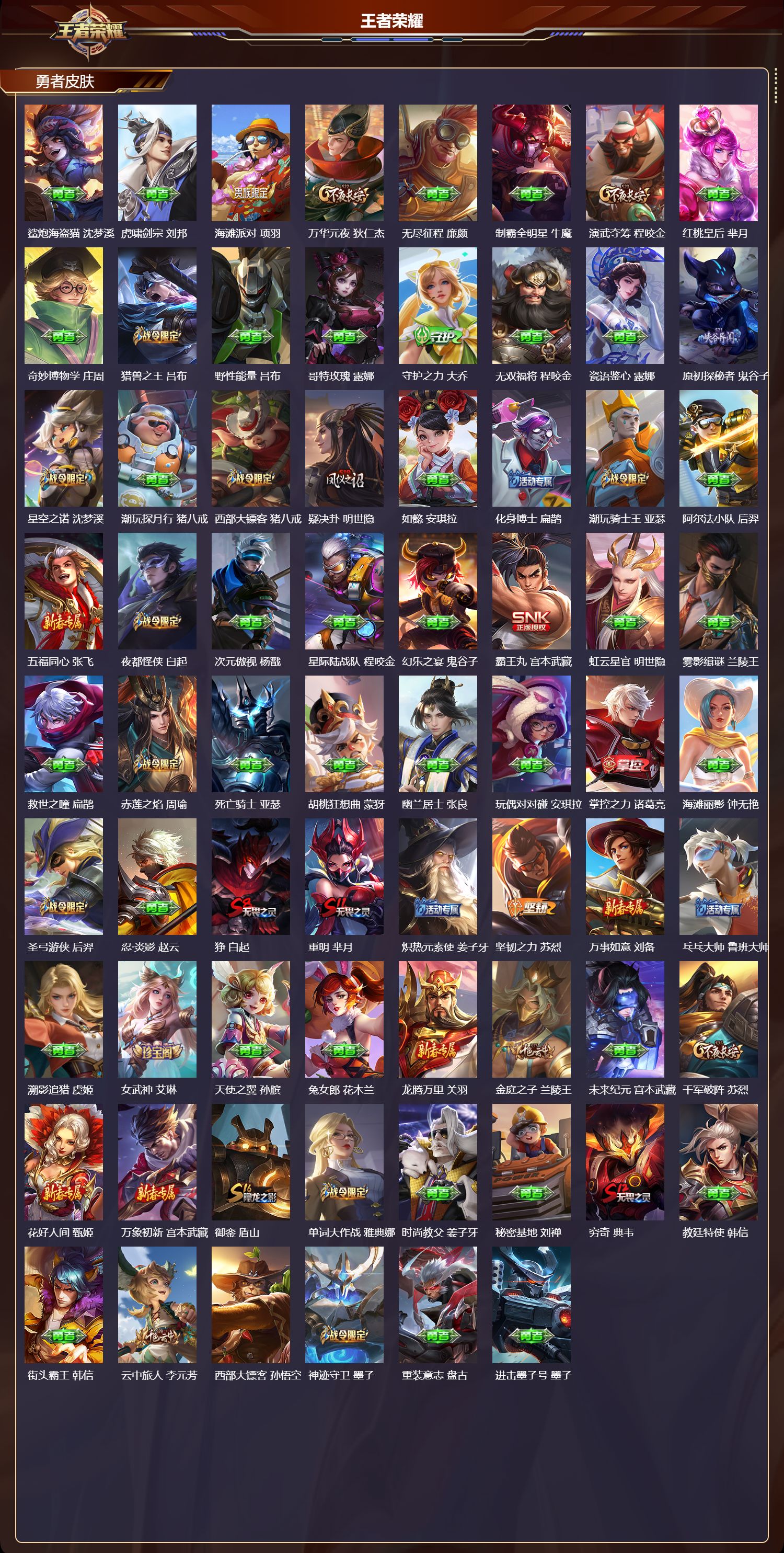 WZQM4235797王者荣耀账号详情图4