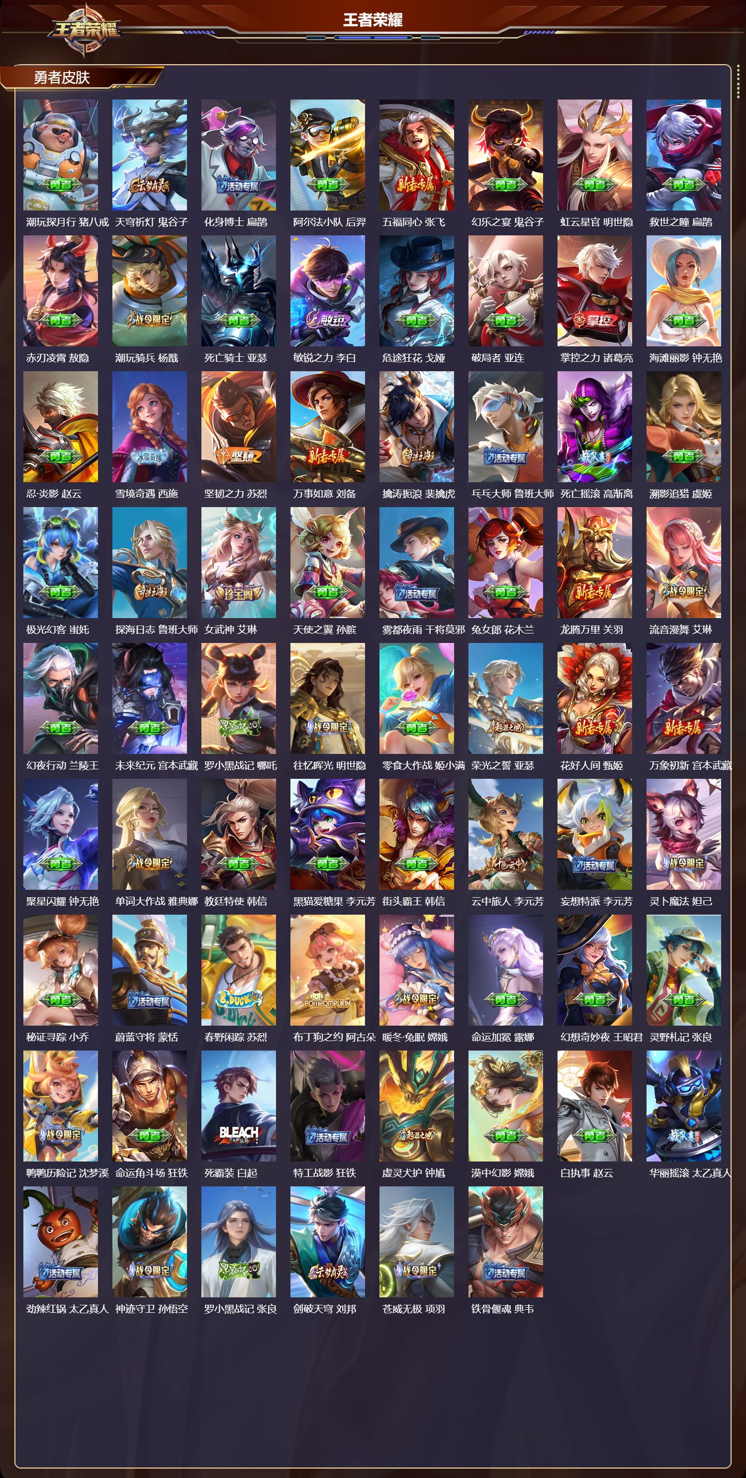 WZLX4233250王者荣耀账号详情图20