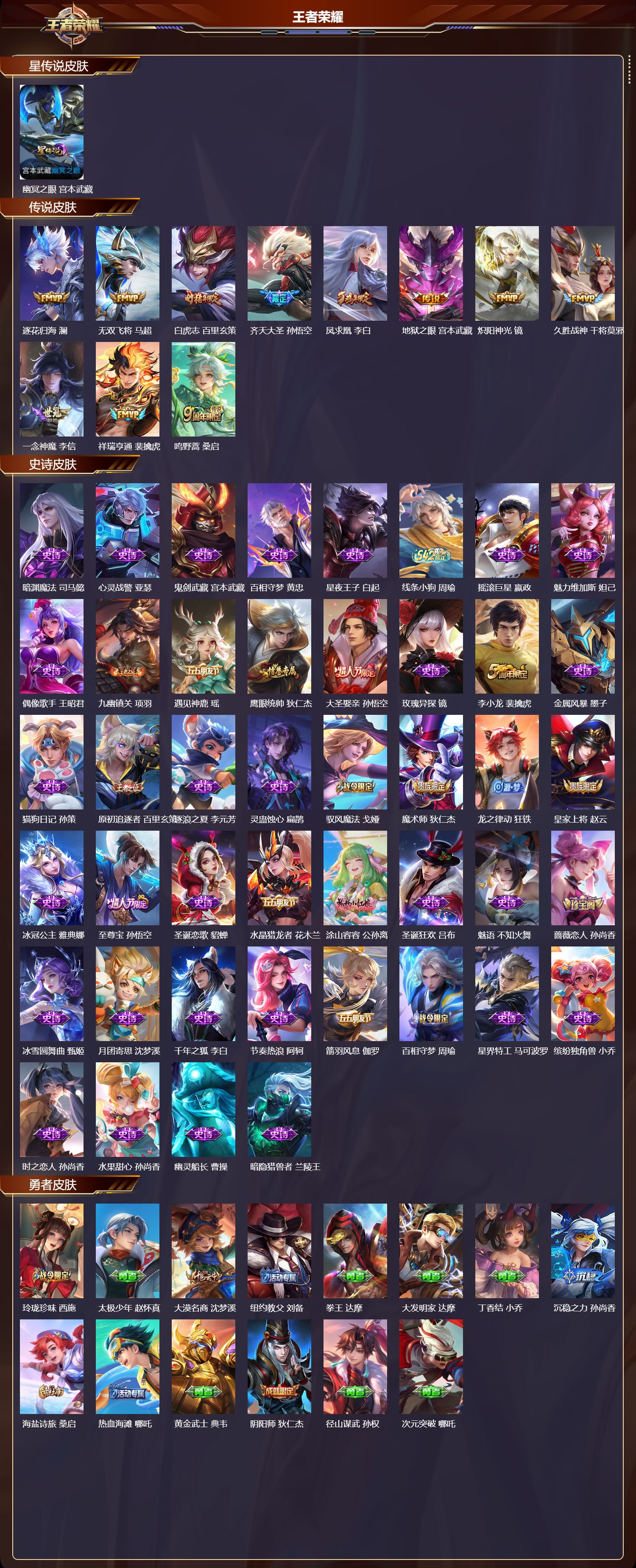 WZQM4235638王者荣耀账号详情图2