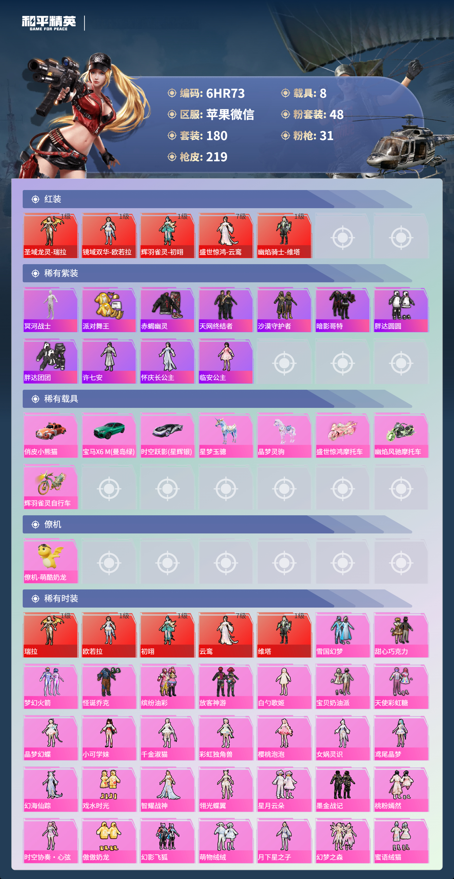 HPCMW4134844和平精英账号详情图2