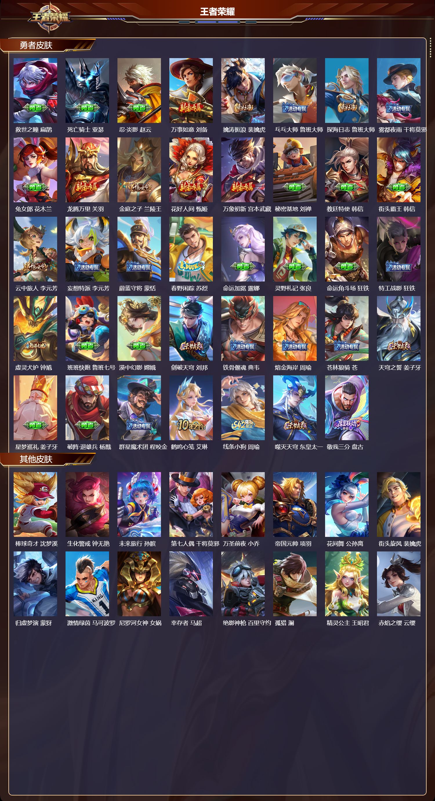 WZMK4235585王者荣耀账号详情图3 WZMK4235585王者荣耀账号详情图3