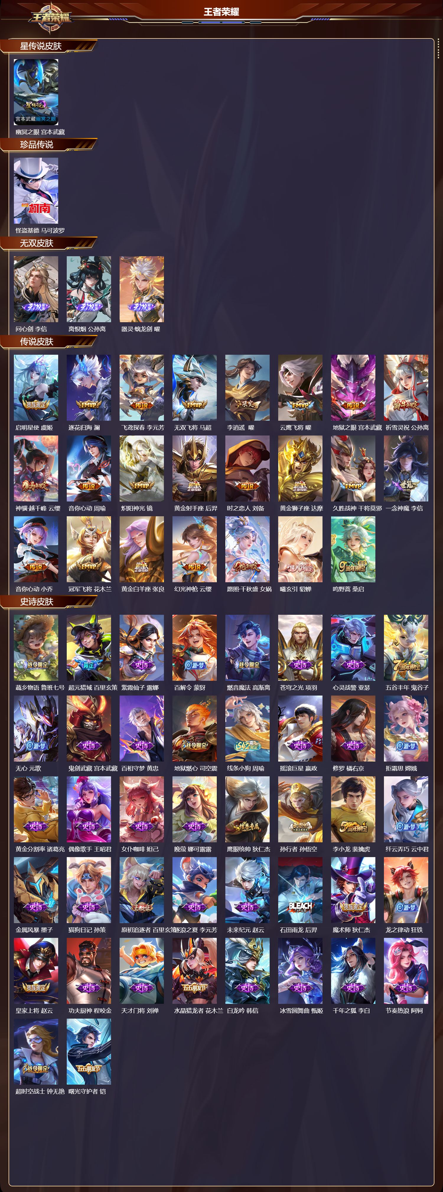 WZQM4235820王者荣耀账号详情图2