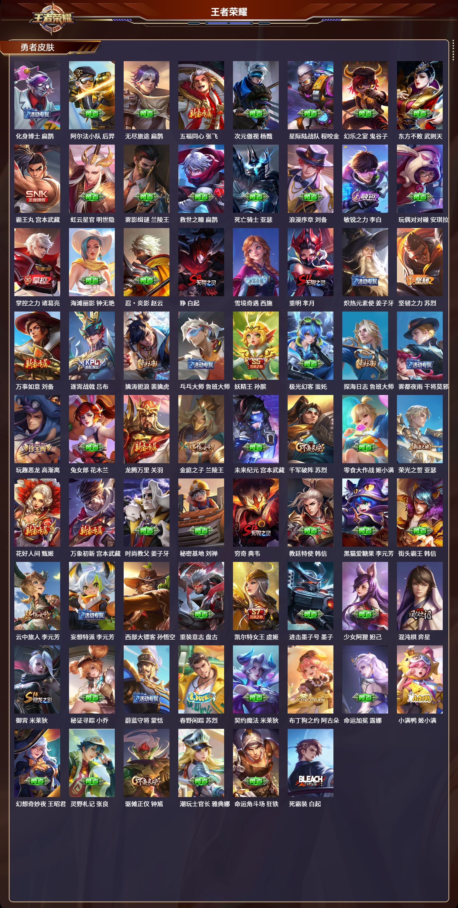 WZLX4234718王者荣耀账号详情图4