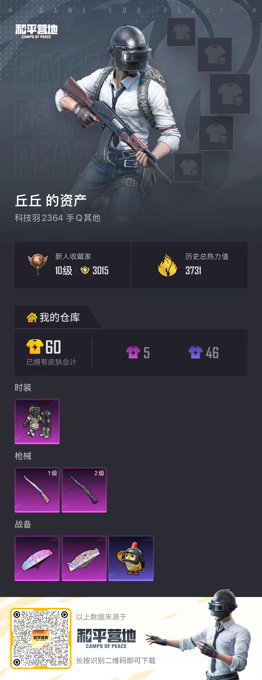 HPCMW4129882和平精英账号详情图2