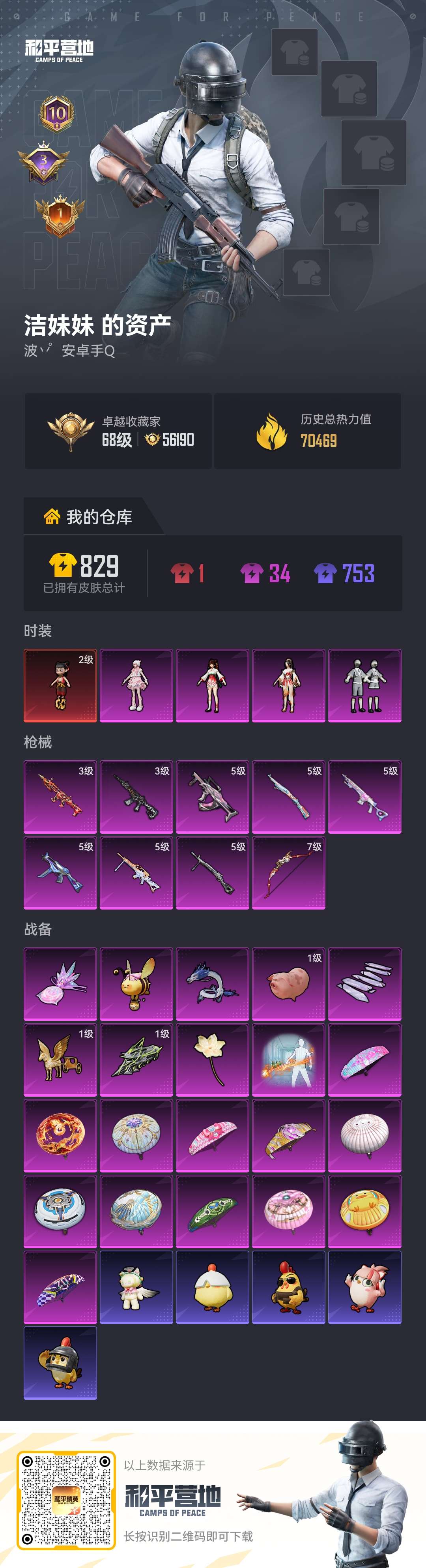 HPLX4132802和平精英账号详情图2