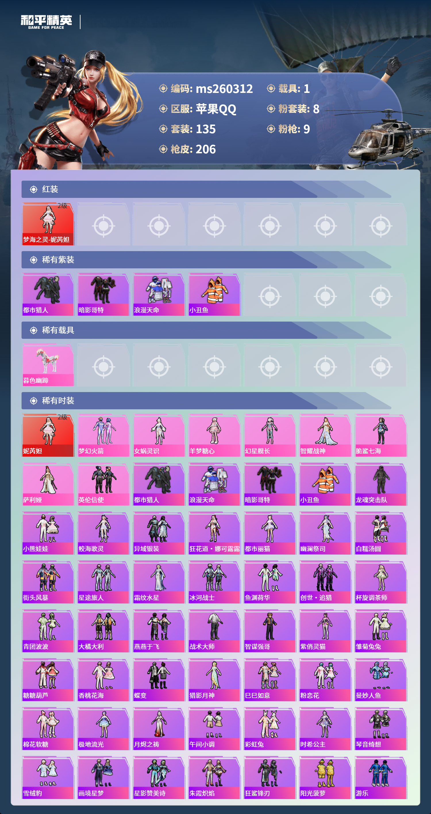 HPCMW4135072和平精英账号详情图3 HPCMW4135072和平精英账号详情图3