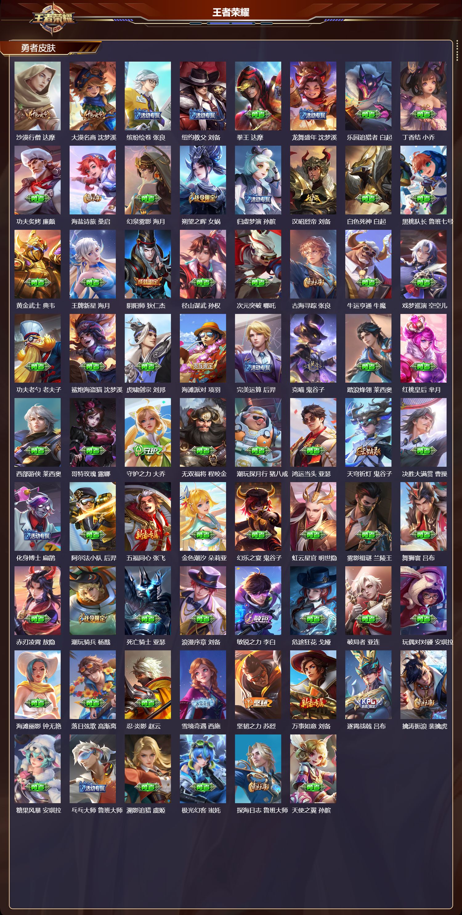 WZQM4235559王者荣耀账号详情图4