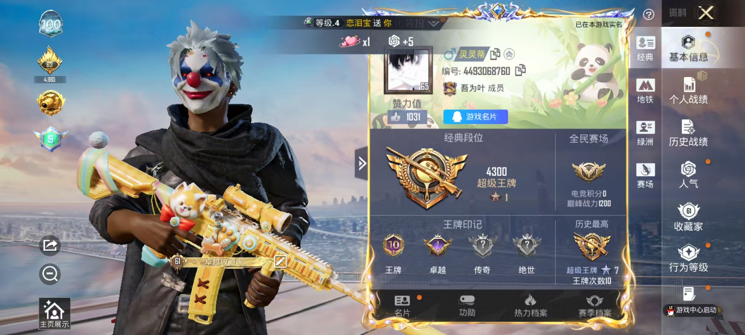 HPCMW4132451和平精英账号详情图3