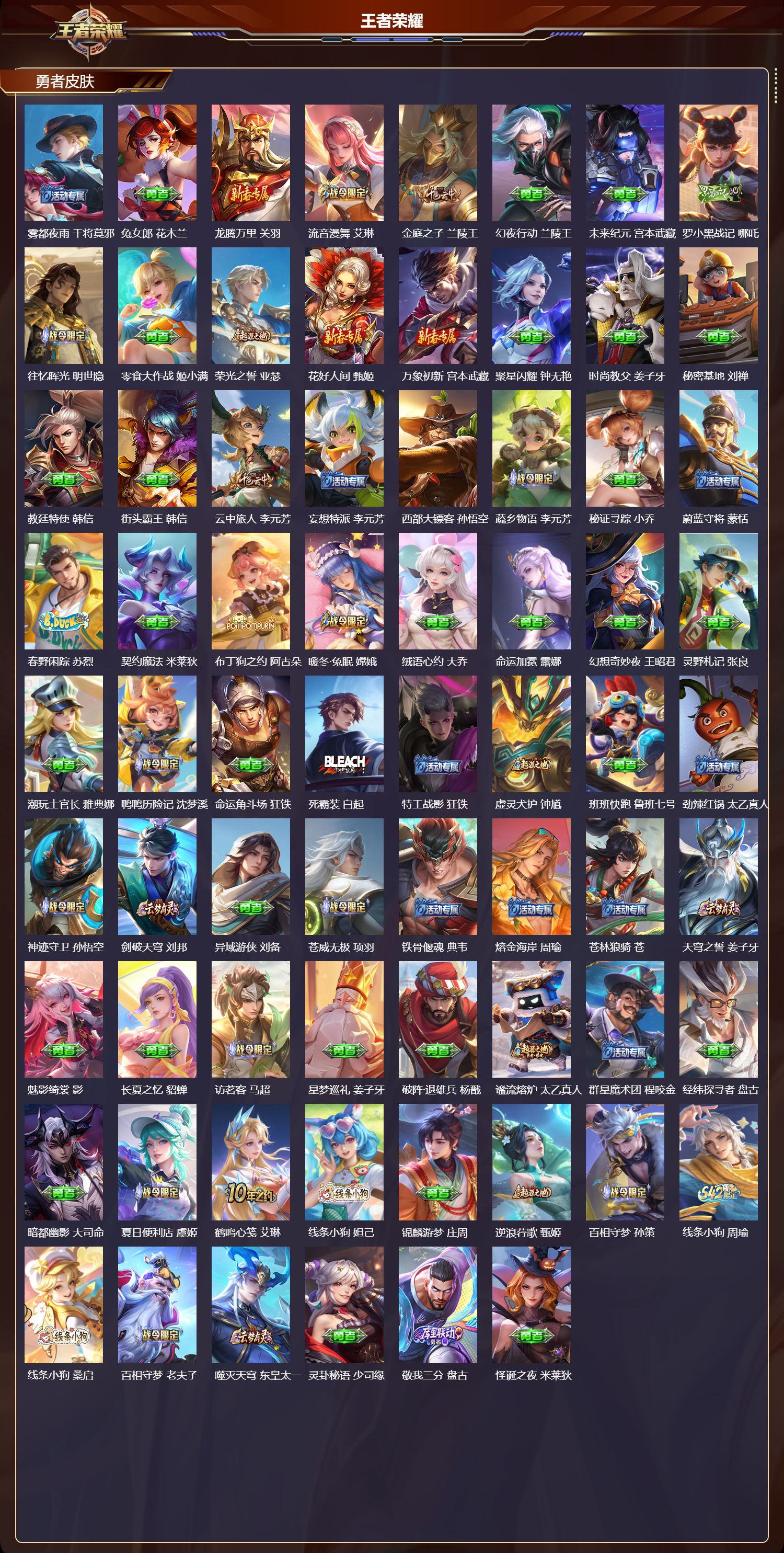 WZQM4235559王者荣耀账号详情图5