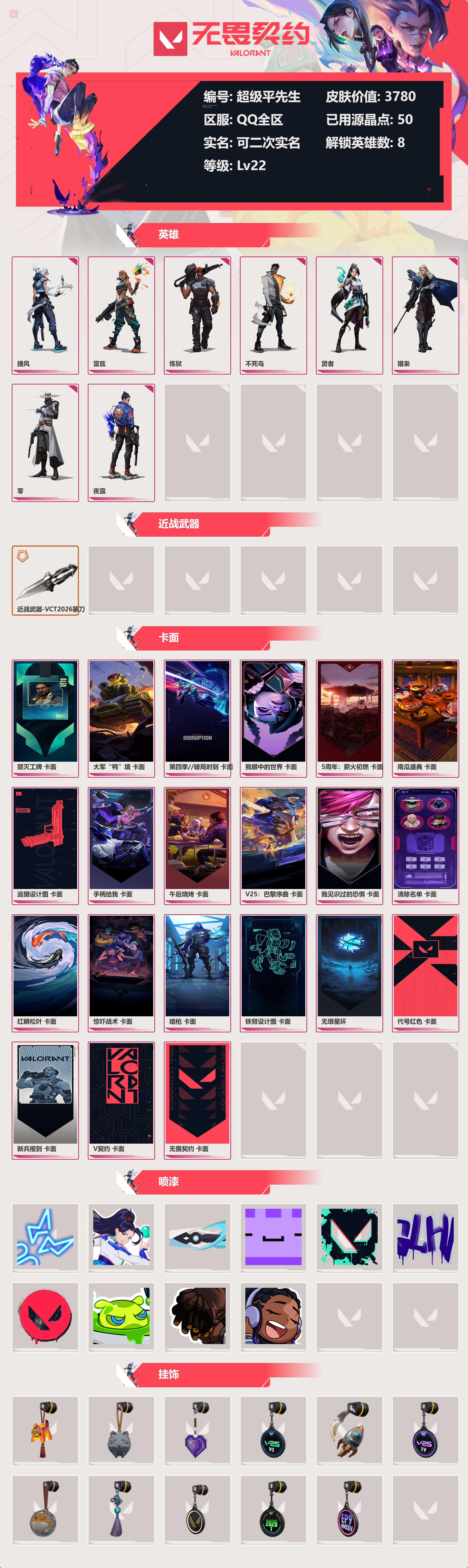 WWQLX425134无畏契约账号详情图2