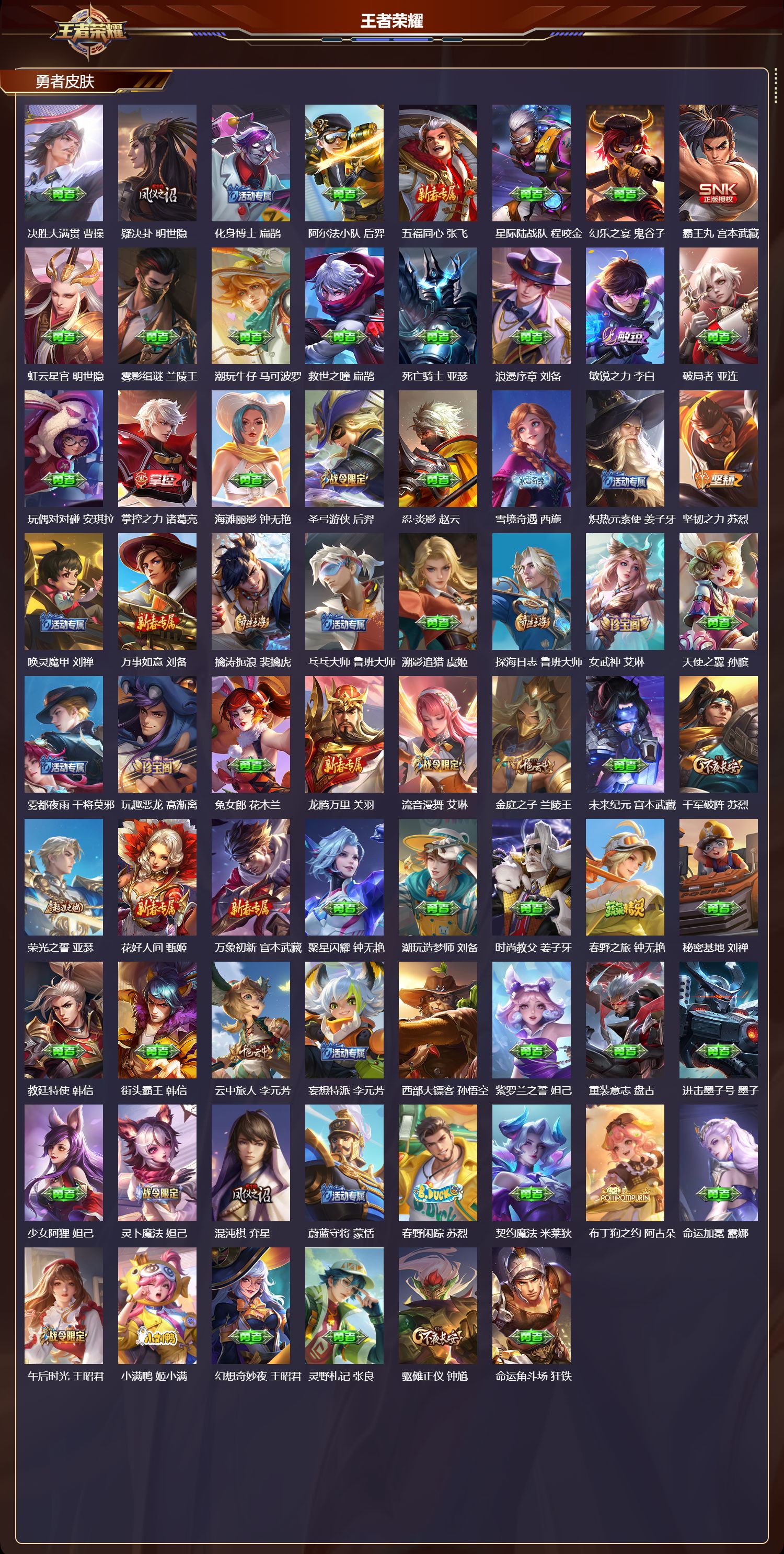 WZMK4235772王者荣耀账号详情图4 WZMK4235772王者荣耀账号详情图4