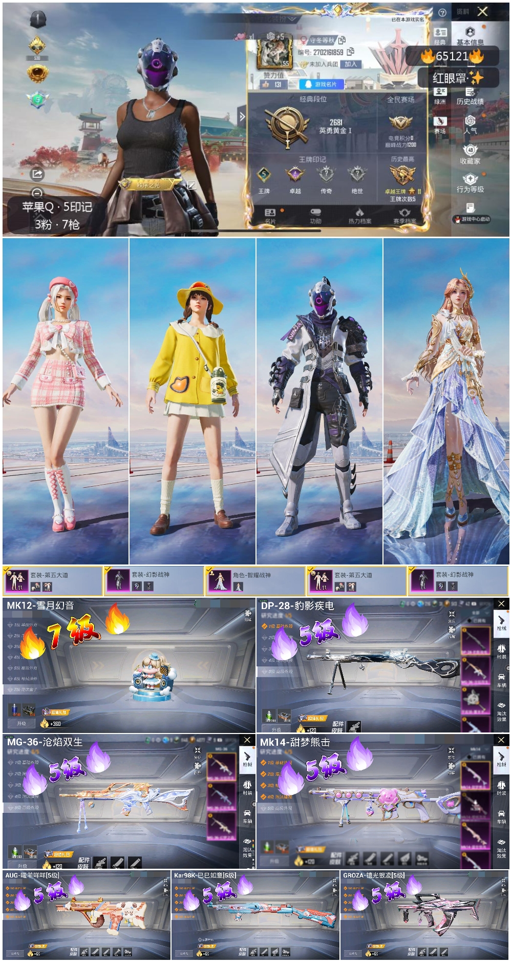 HPCMW4131996和平精英账号详情图4