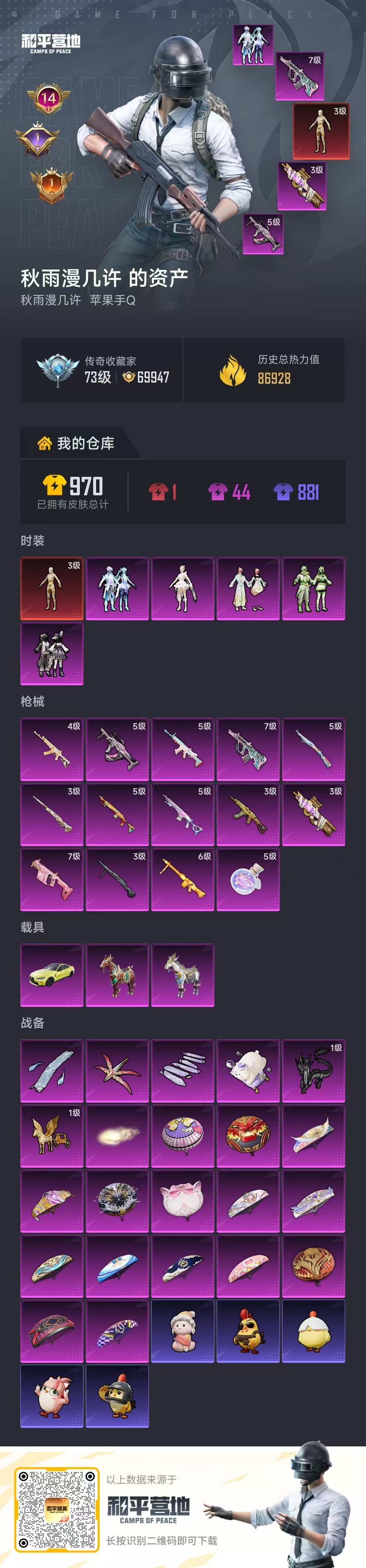 HPCMW4129643和平精英账号详情图2