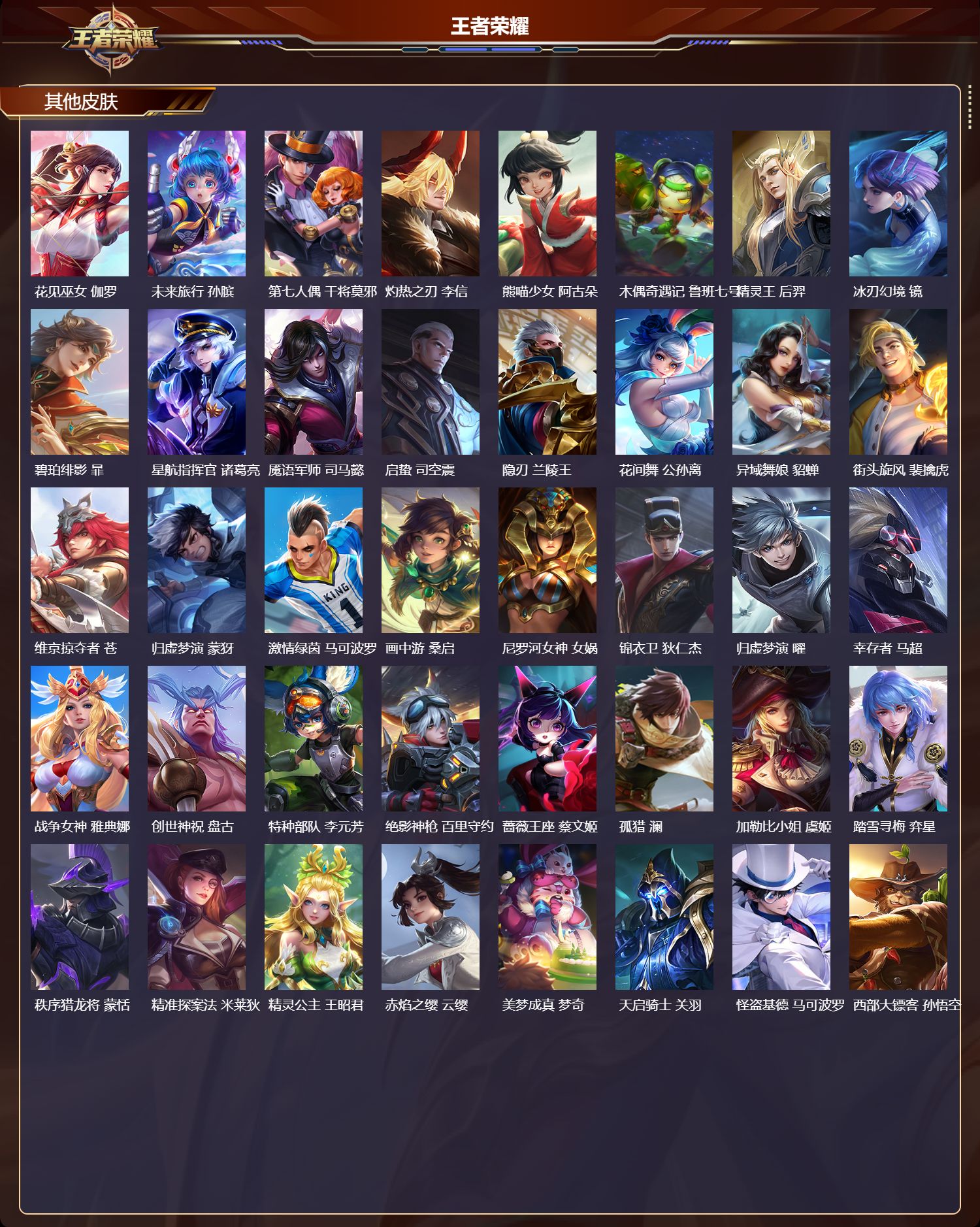 WZMK4235976王者荣耀账号详情图6