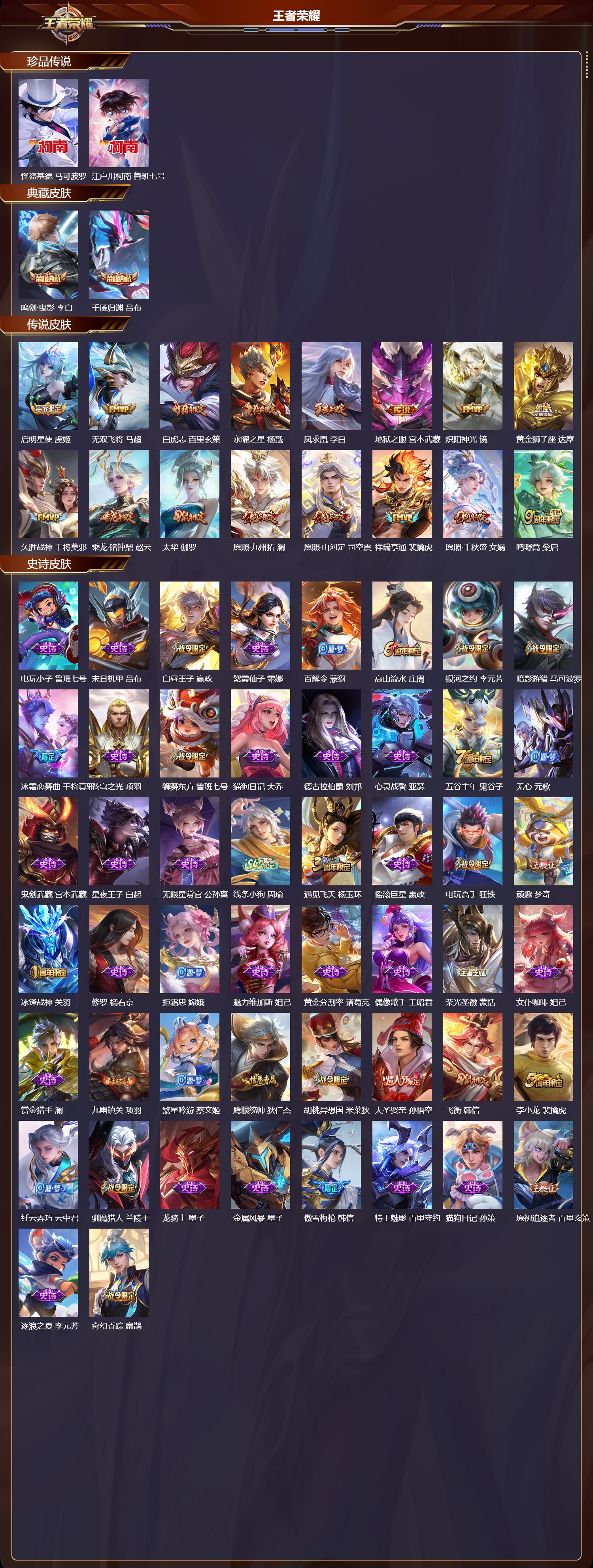 WZCMW4241694王者荣耀账号详情图6 WZCMW4241694王者荣耀账号详情图6