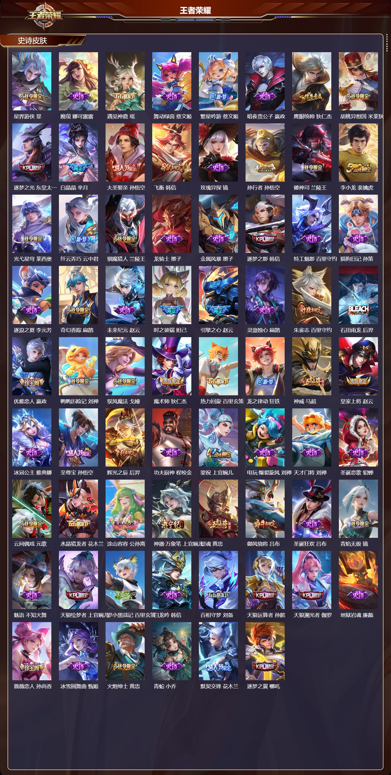 WZMK4235862王者荣耀账号详情图4 WZMK4235862王者荣耀账号详情图4