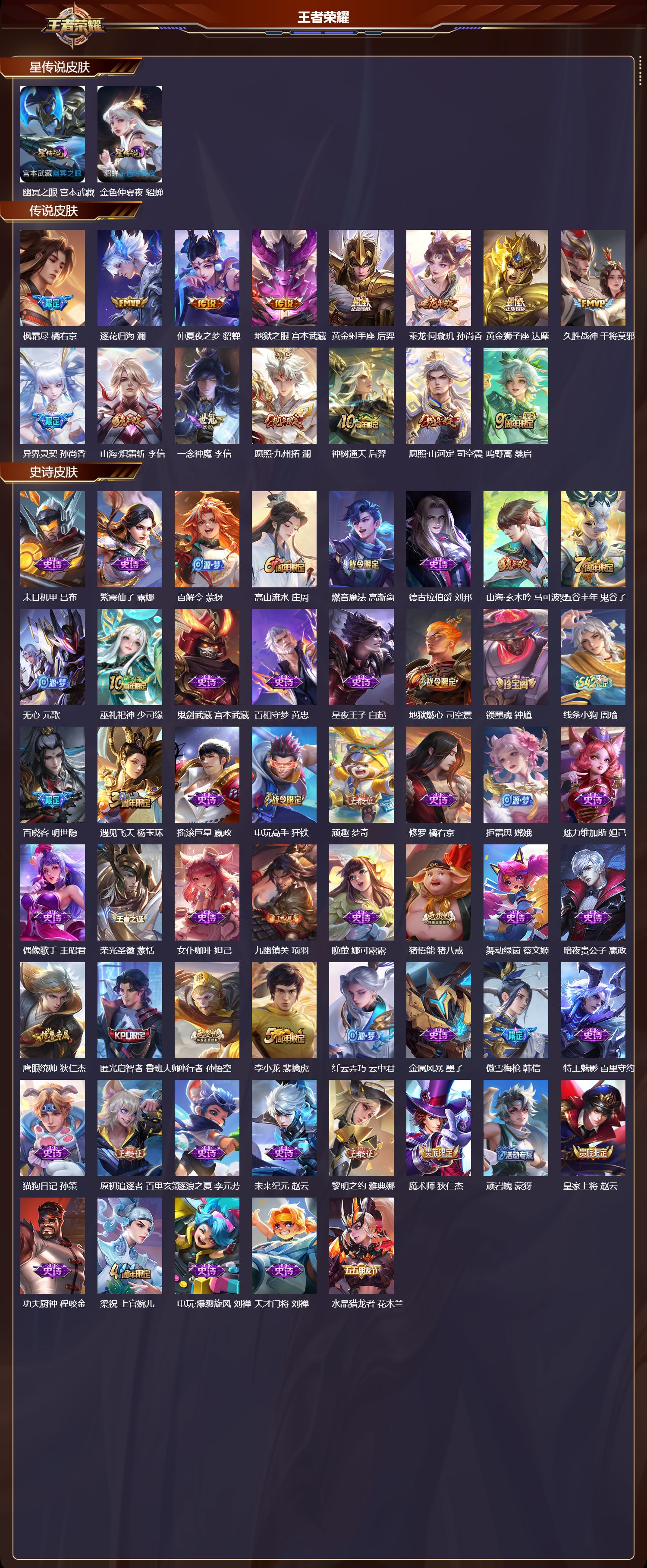 WZMK4235772王者荣耀账号详情图2 WZMK4235772王者荣耀账号详情图2