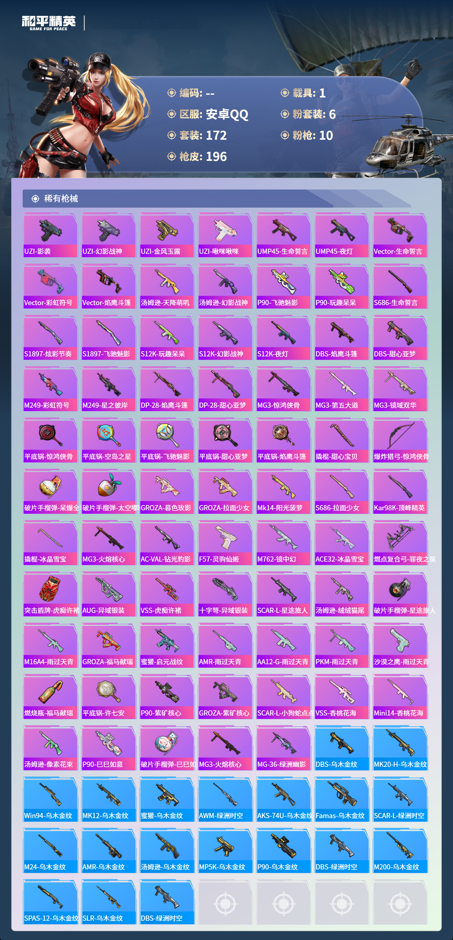 HPLX4130489和平精英账号详情图6