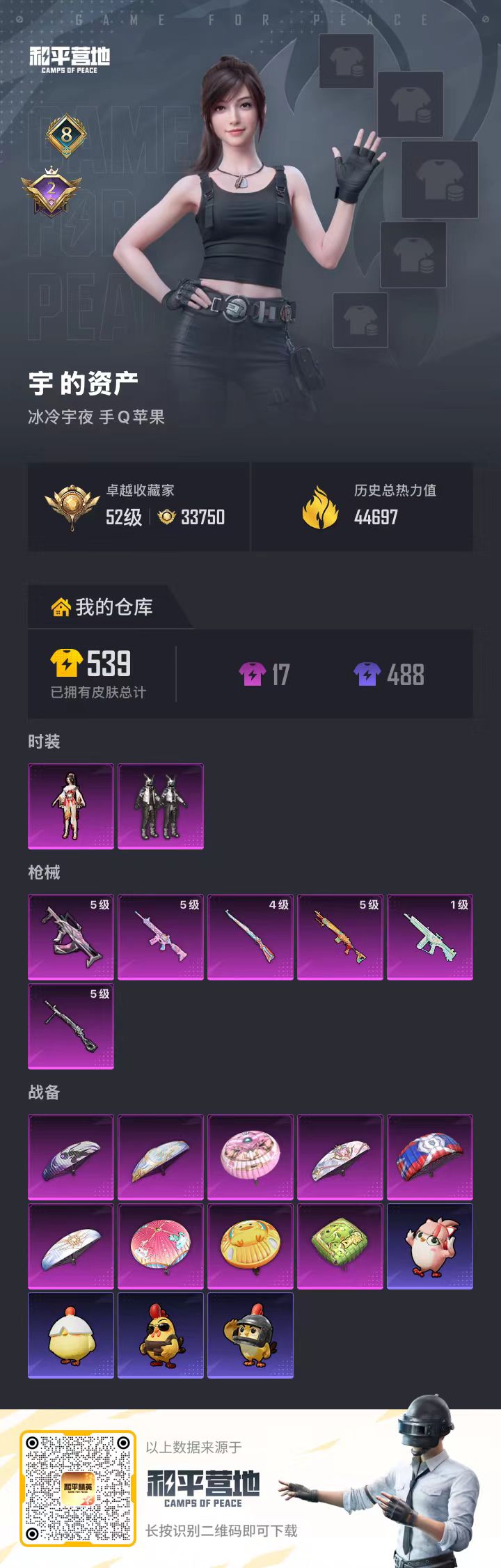 HPSJ4129720和平精英账号详情图2