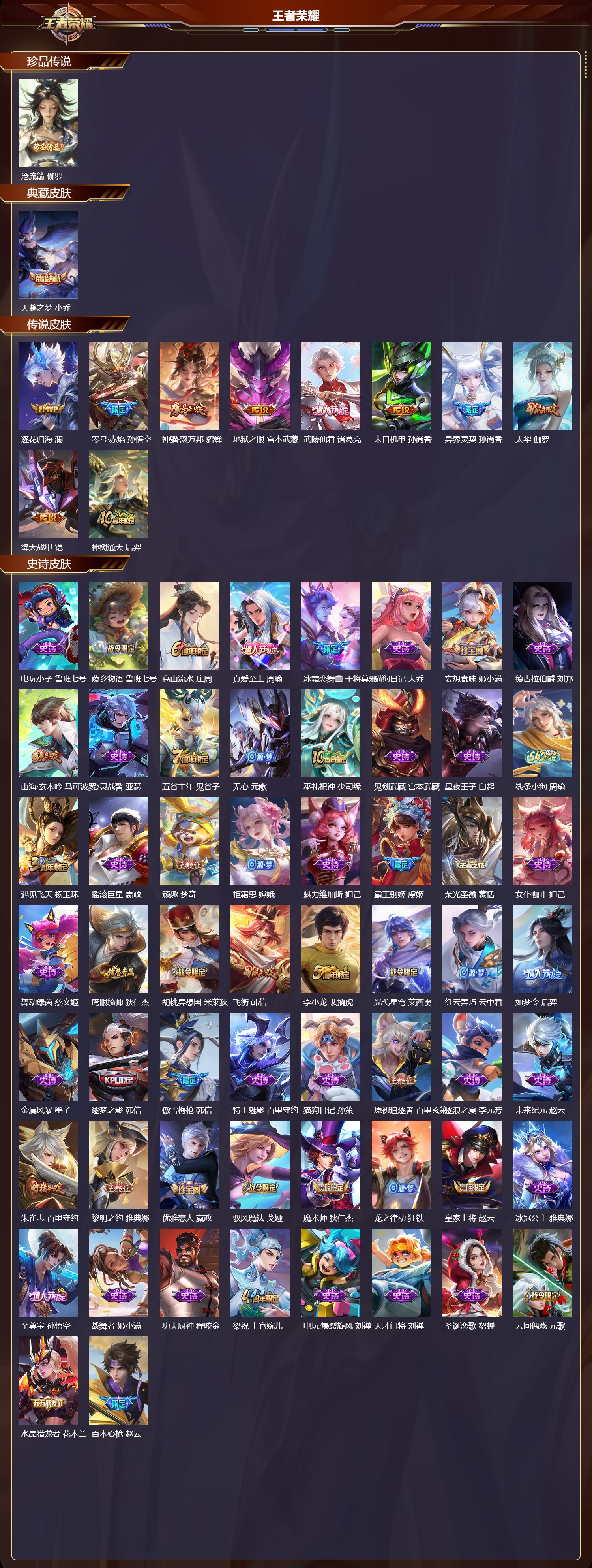 WZCMW4241627王者荣耀账号详情图6 WZCMW4241627王者荣耀账号详情图6