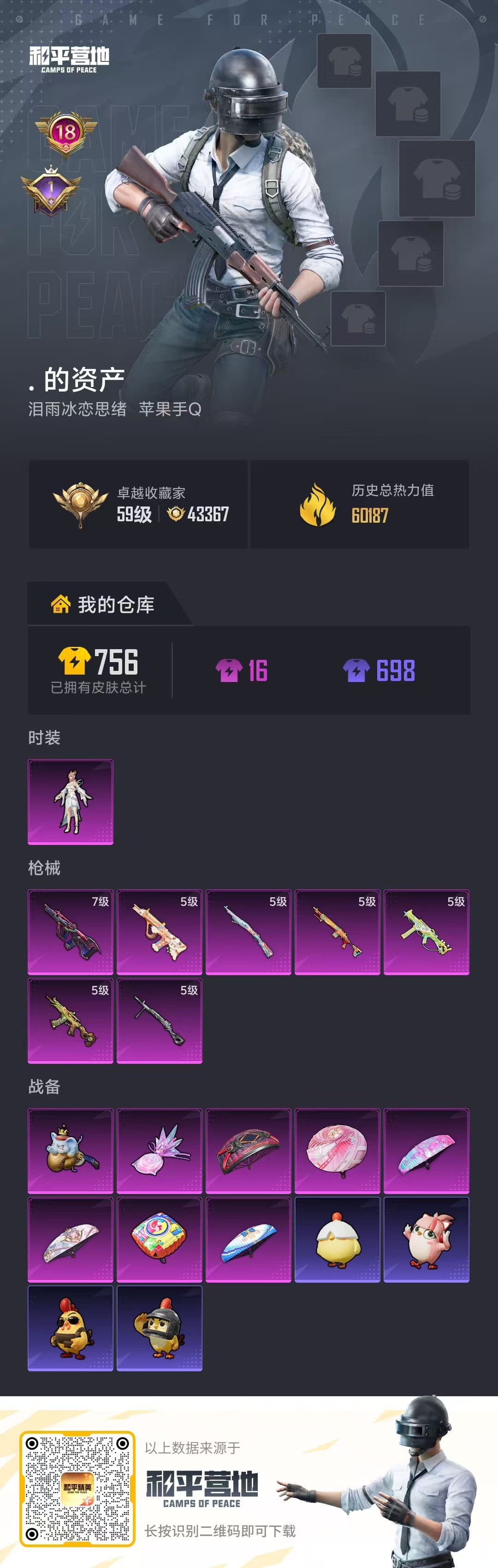 HPSJ4129725和平精英账号详情图2