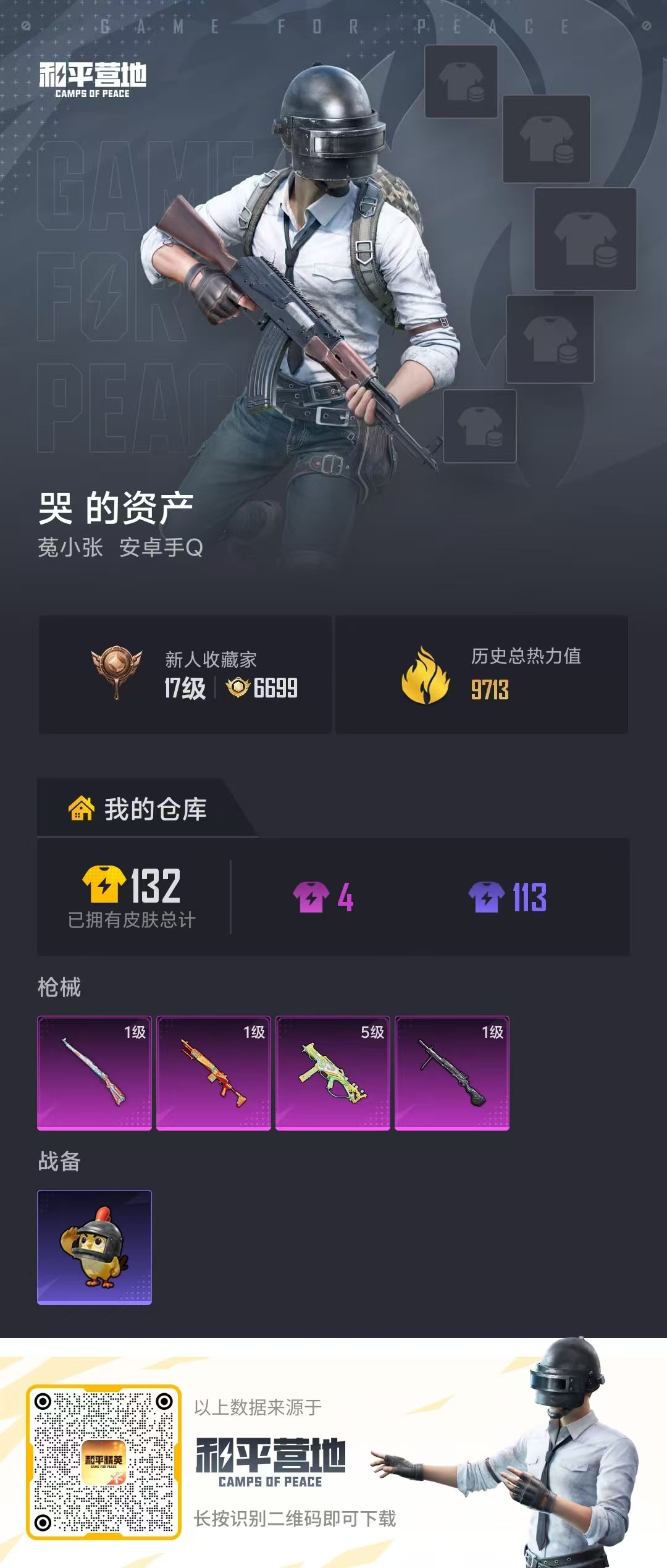 HPSJ4129680和平精英账号详情图2