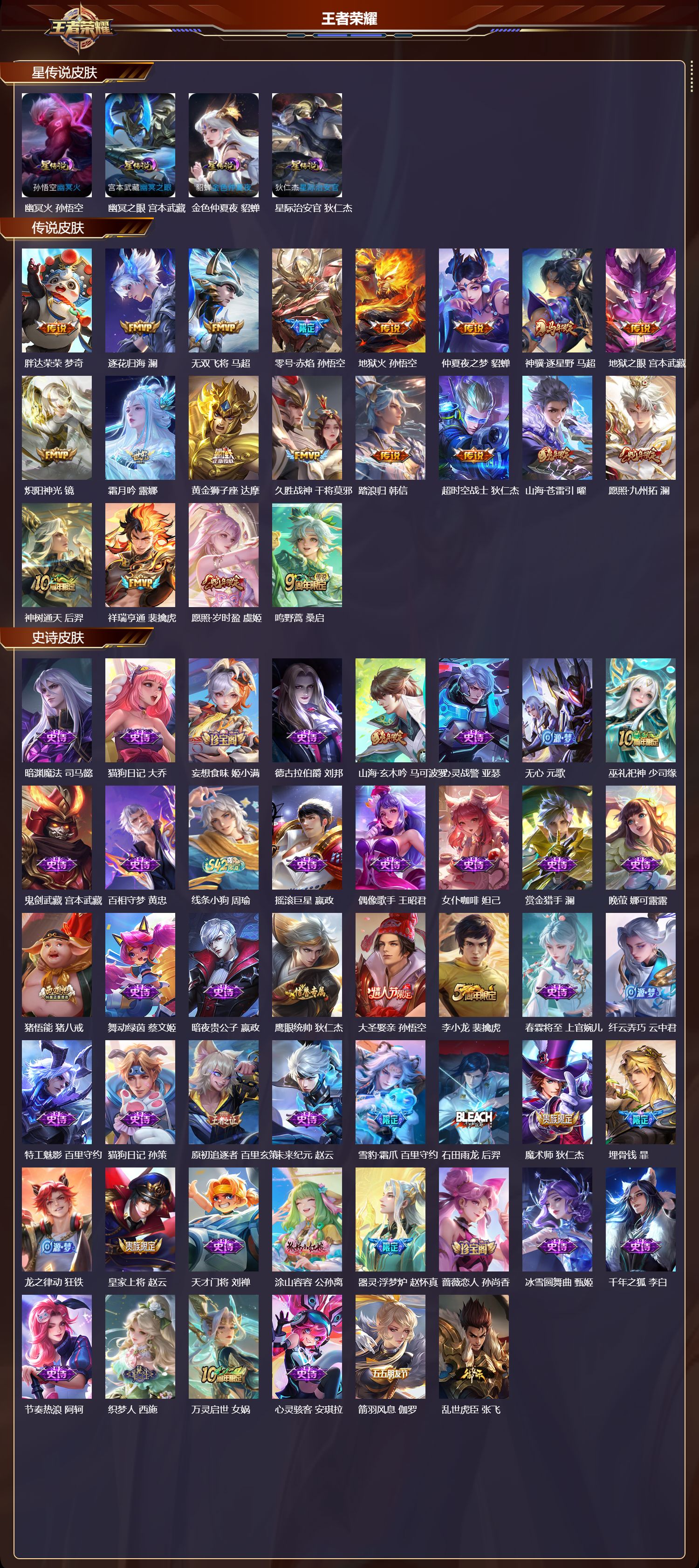 WZQM4235871王者荣耀账号详情图2