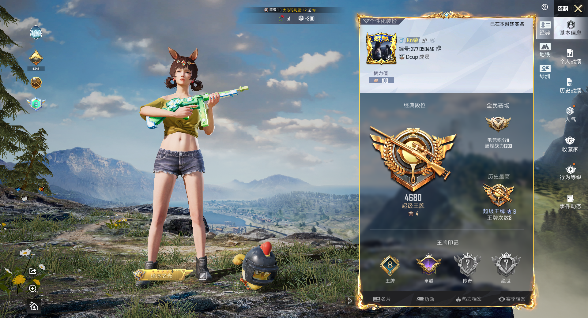 HPCMW4133206和平精英账号详情图3