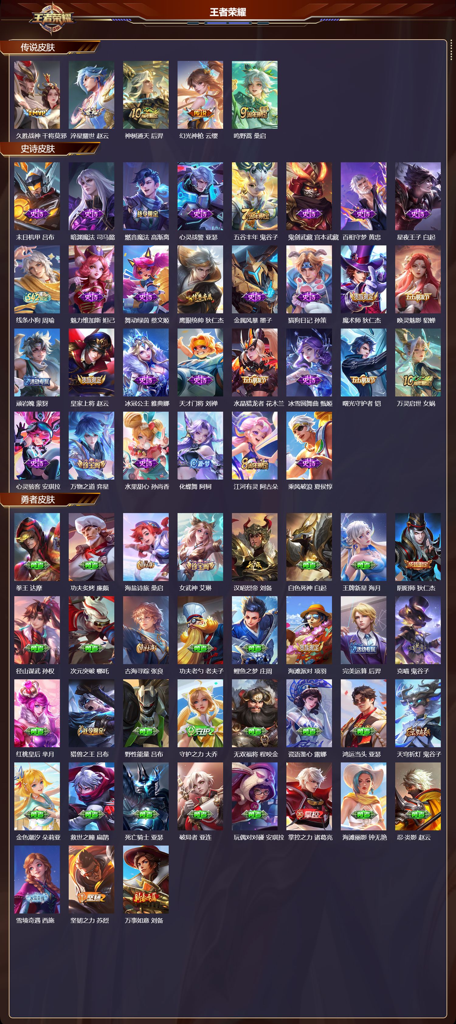 WZMK4235644王者荣耀账号详情图2 WZMK4235644王者荣耀账号详情图2