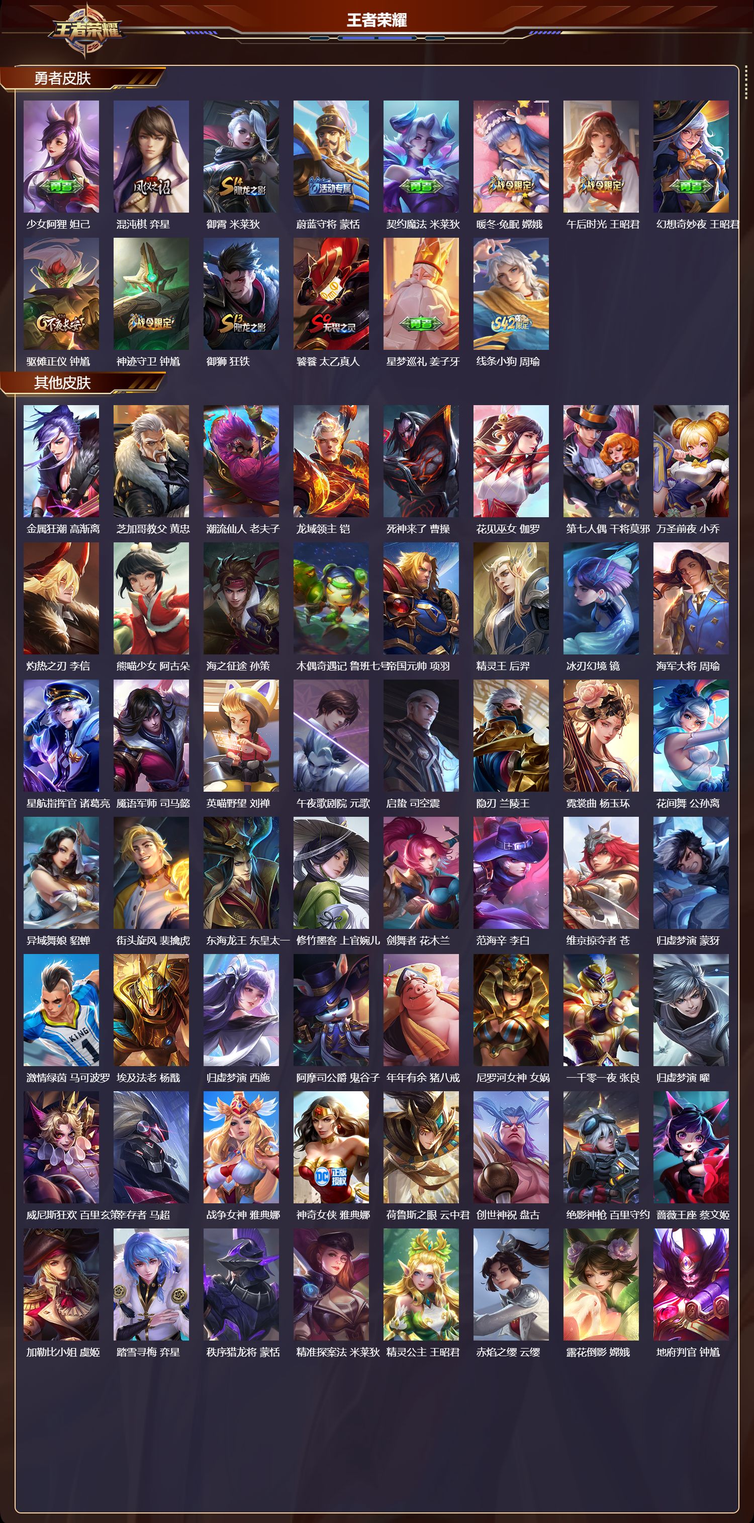 WZQM4235797王者荣耀账号详情图5