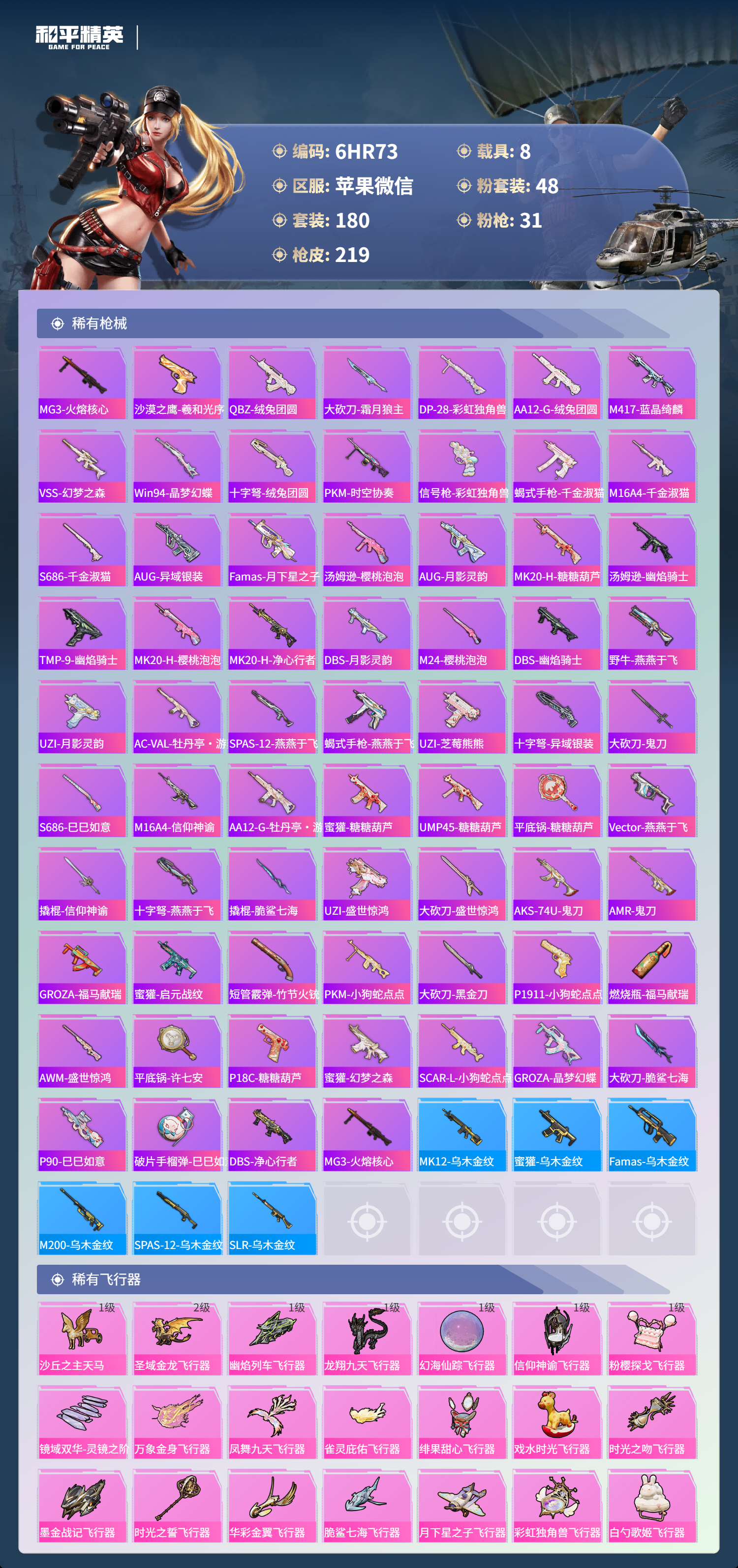 HPCMW4134844和平精英账号详情图6