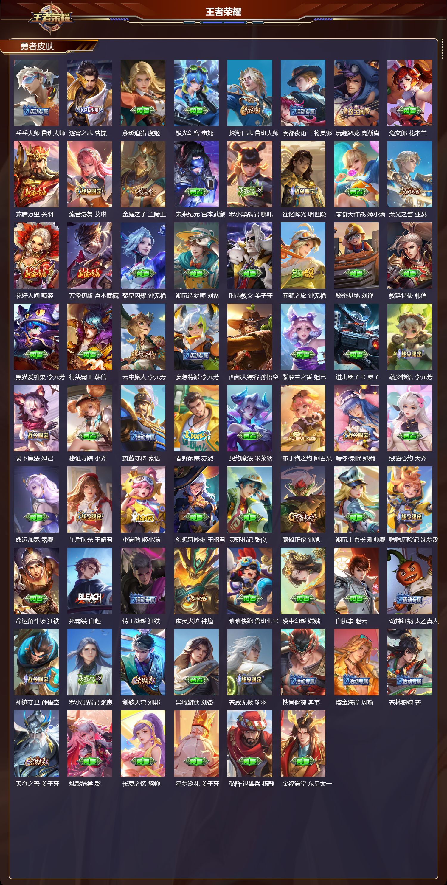 WZQM4235930王者荣耀账号详情图6