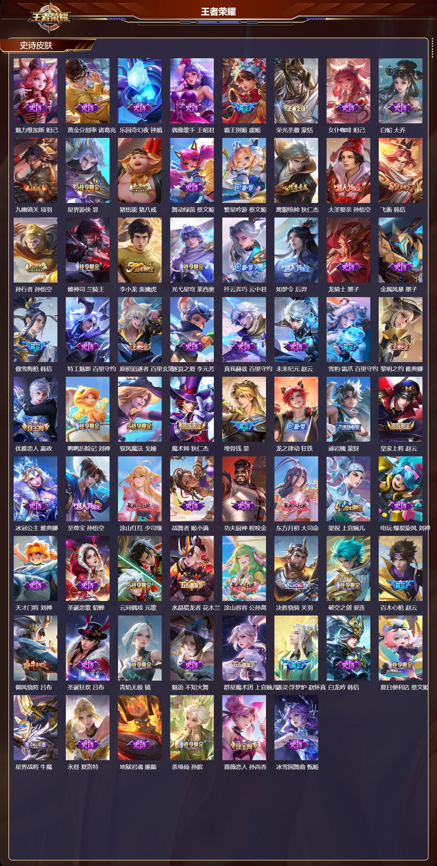 WZQM4235853王者荣耀账号详情图3