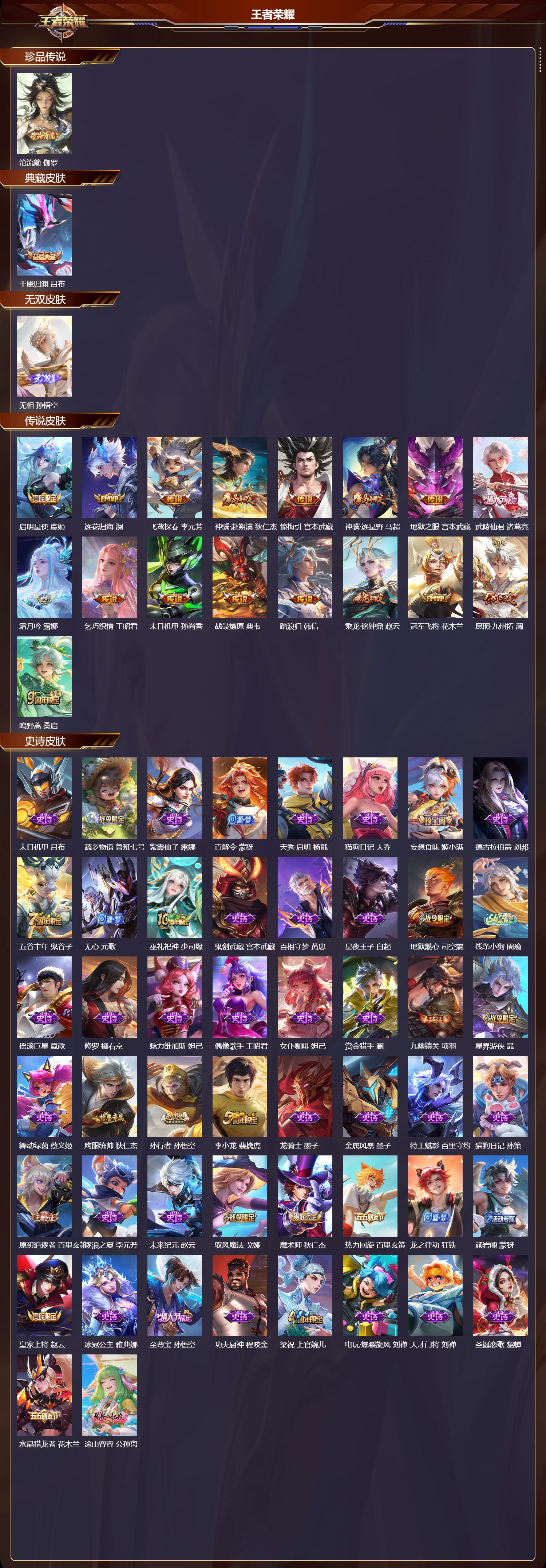 WZCMW4245436王者荣耀账号详情图6 WZCMW4245436王者荣耀账号详情图6