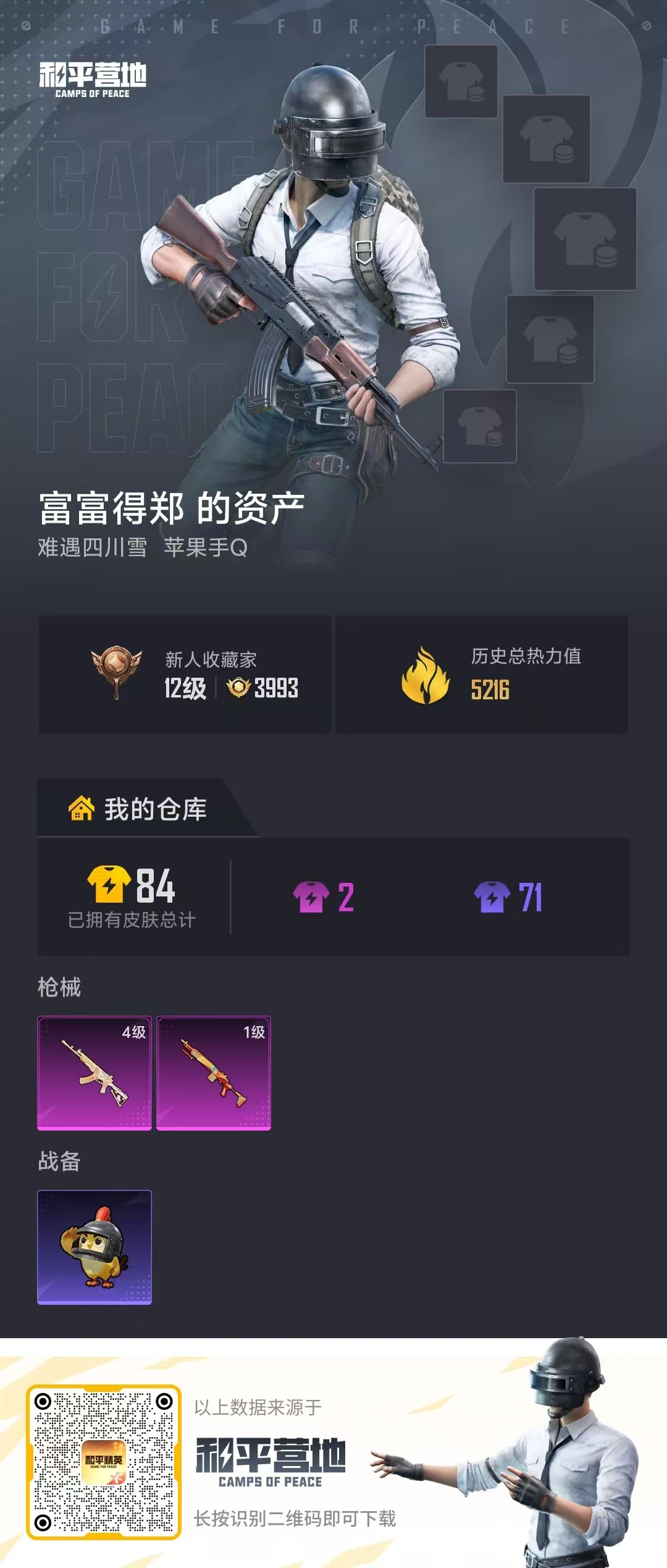 HPSJ4131277和平精英账号详情图2