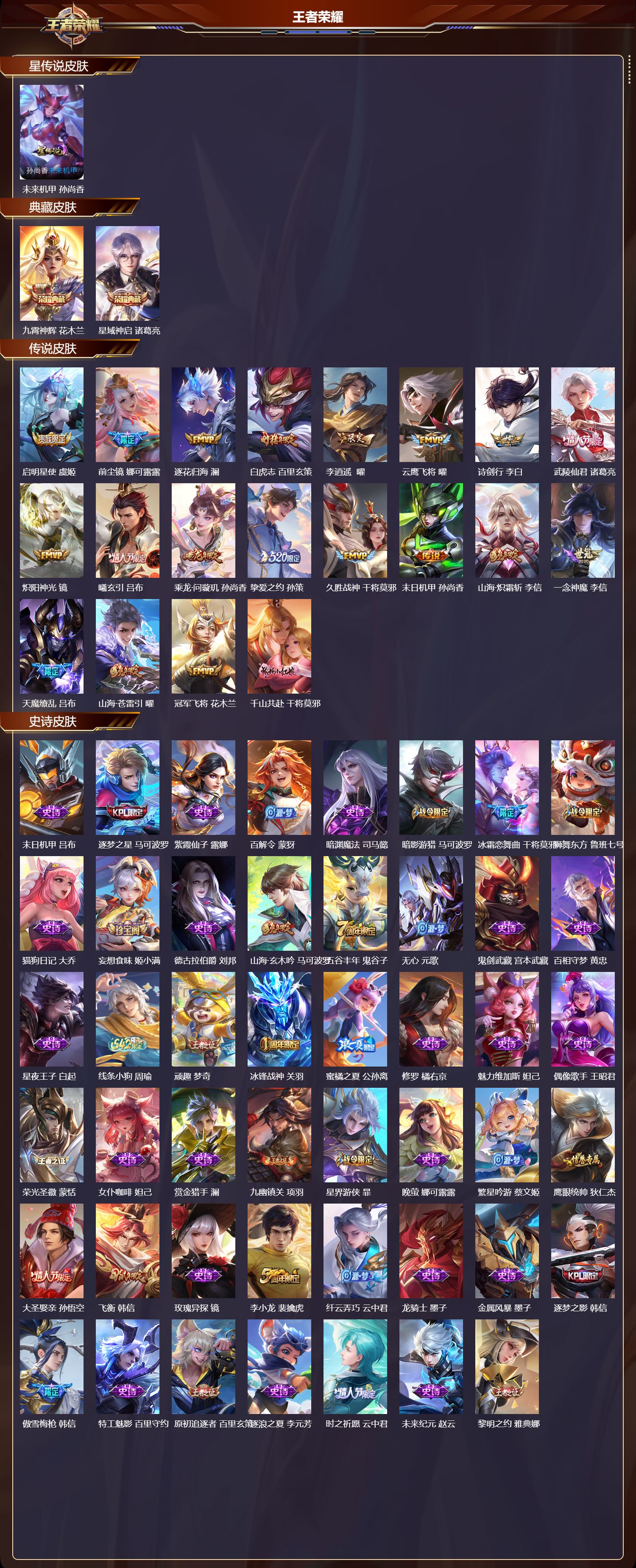 WZQM4238532王者荣耀账号详情图2