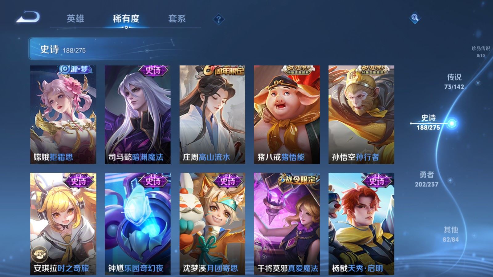 WZLX4242354王者荣耀账号详情图24