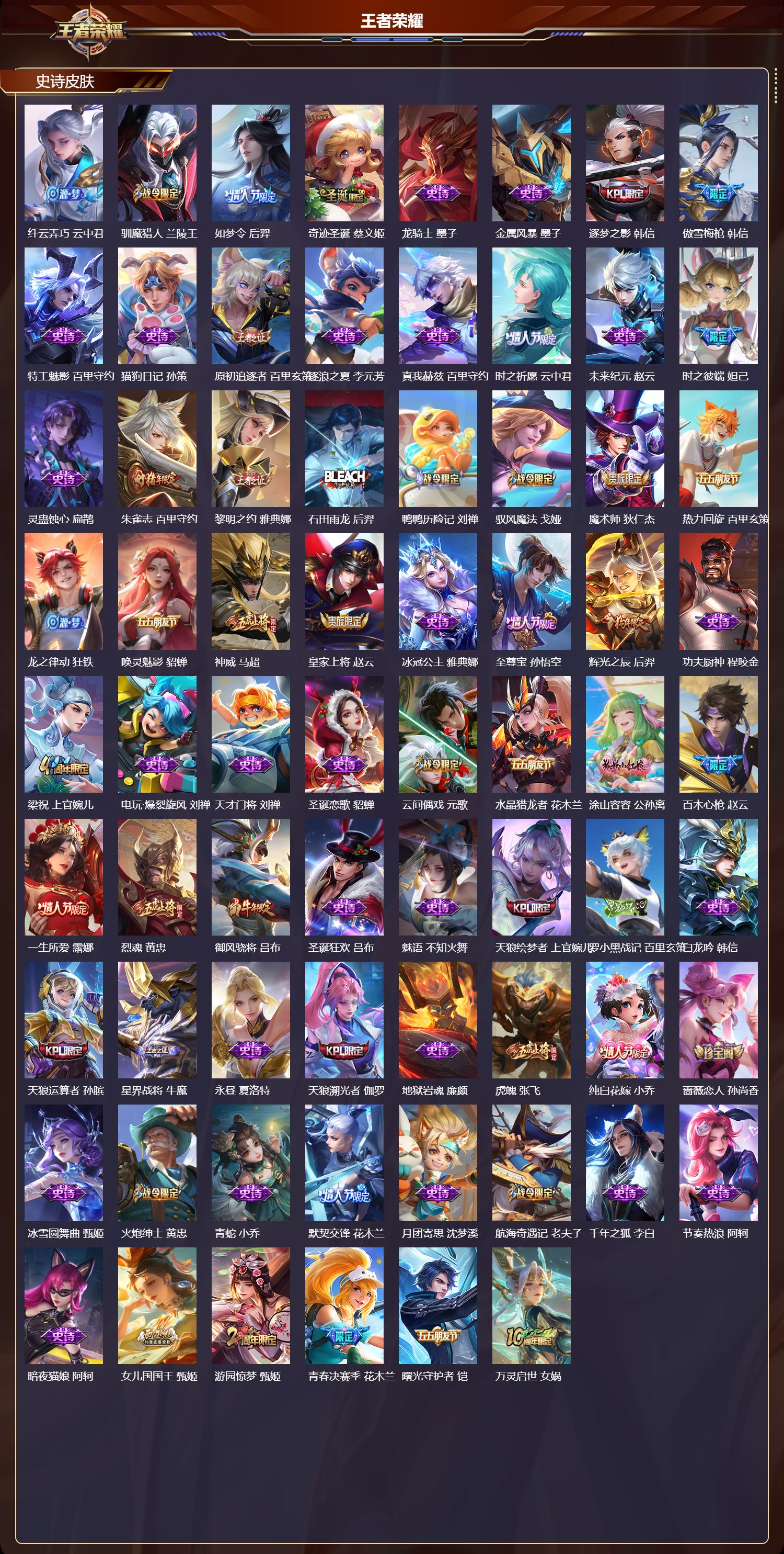 WZQM4238334王者荣耀账号详情图4