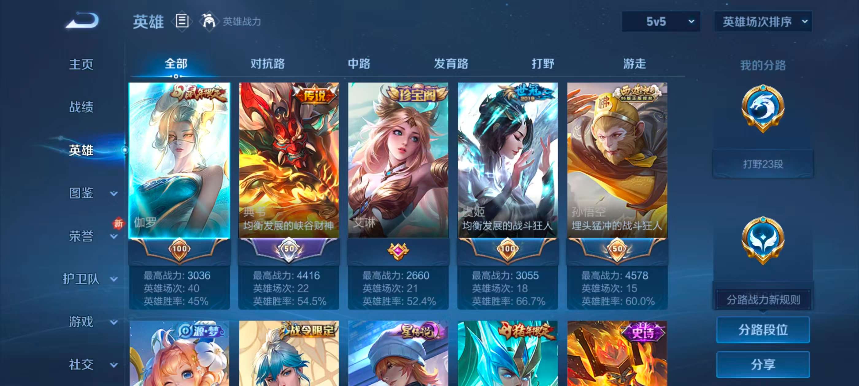 WZCMW4245844王者荣耀账号详情图4