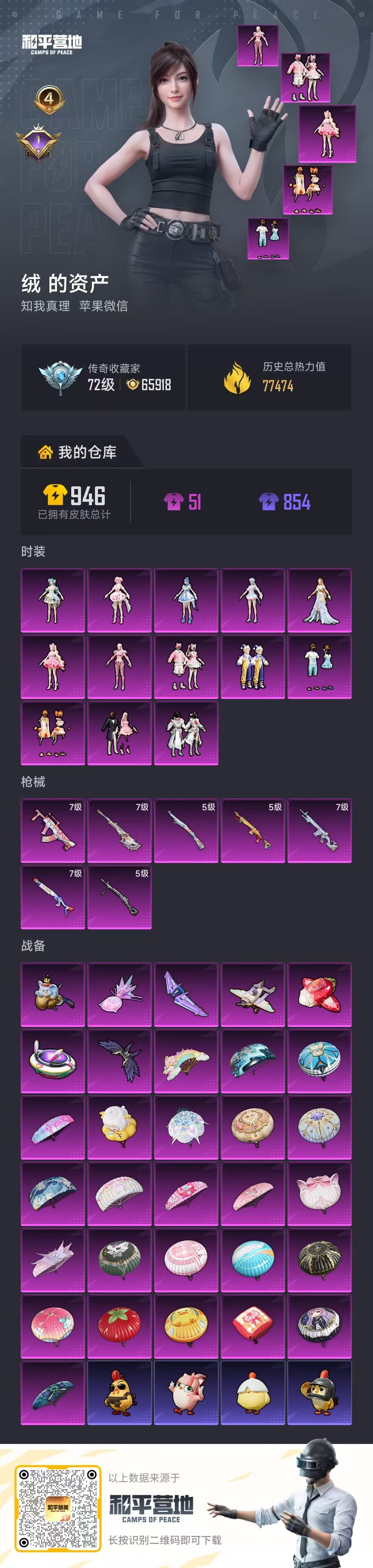 HPSJ4130969和平精英账号详情图2